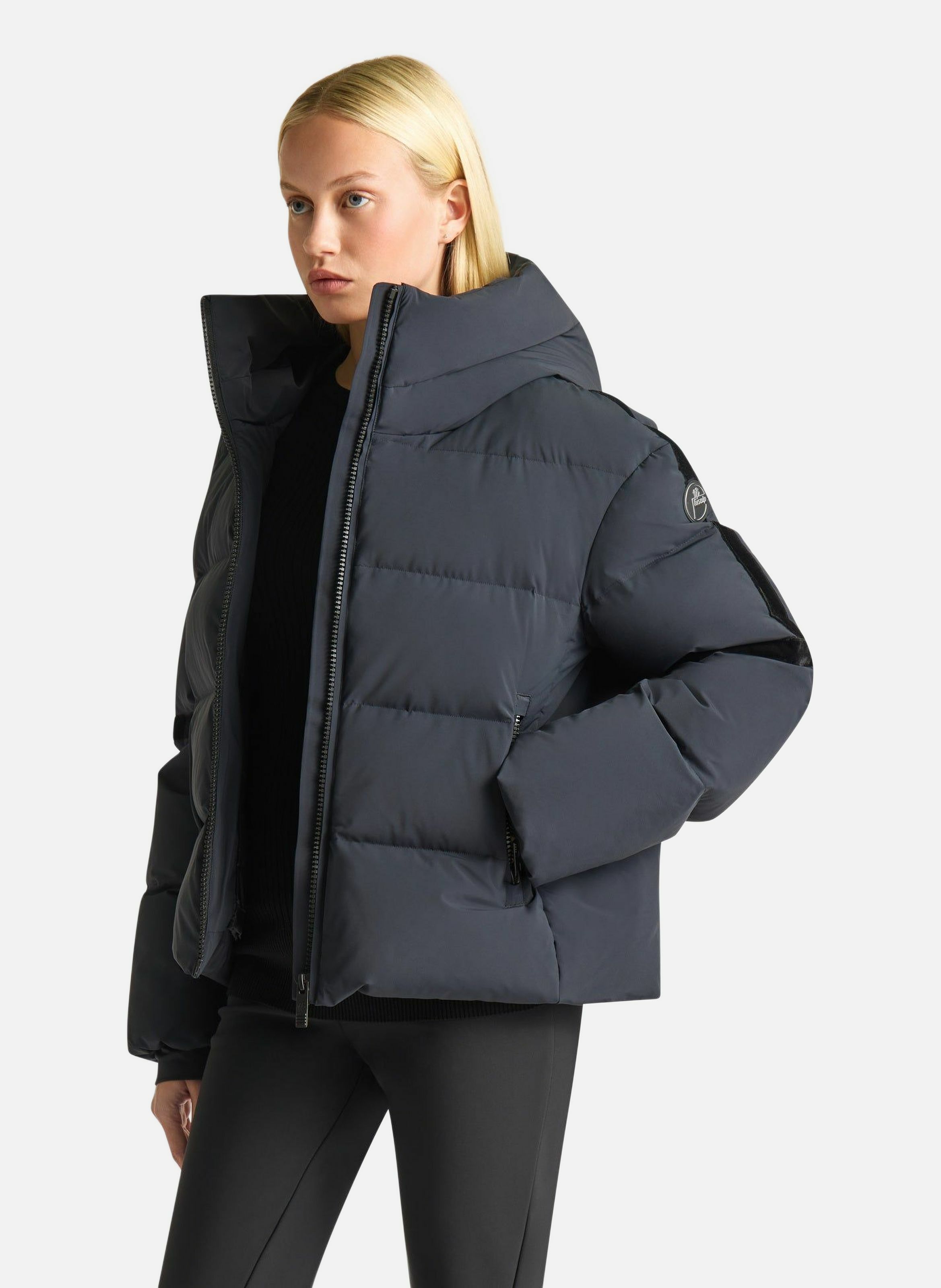 Blouson barsy col montant coupe regular FUSALP Noir