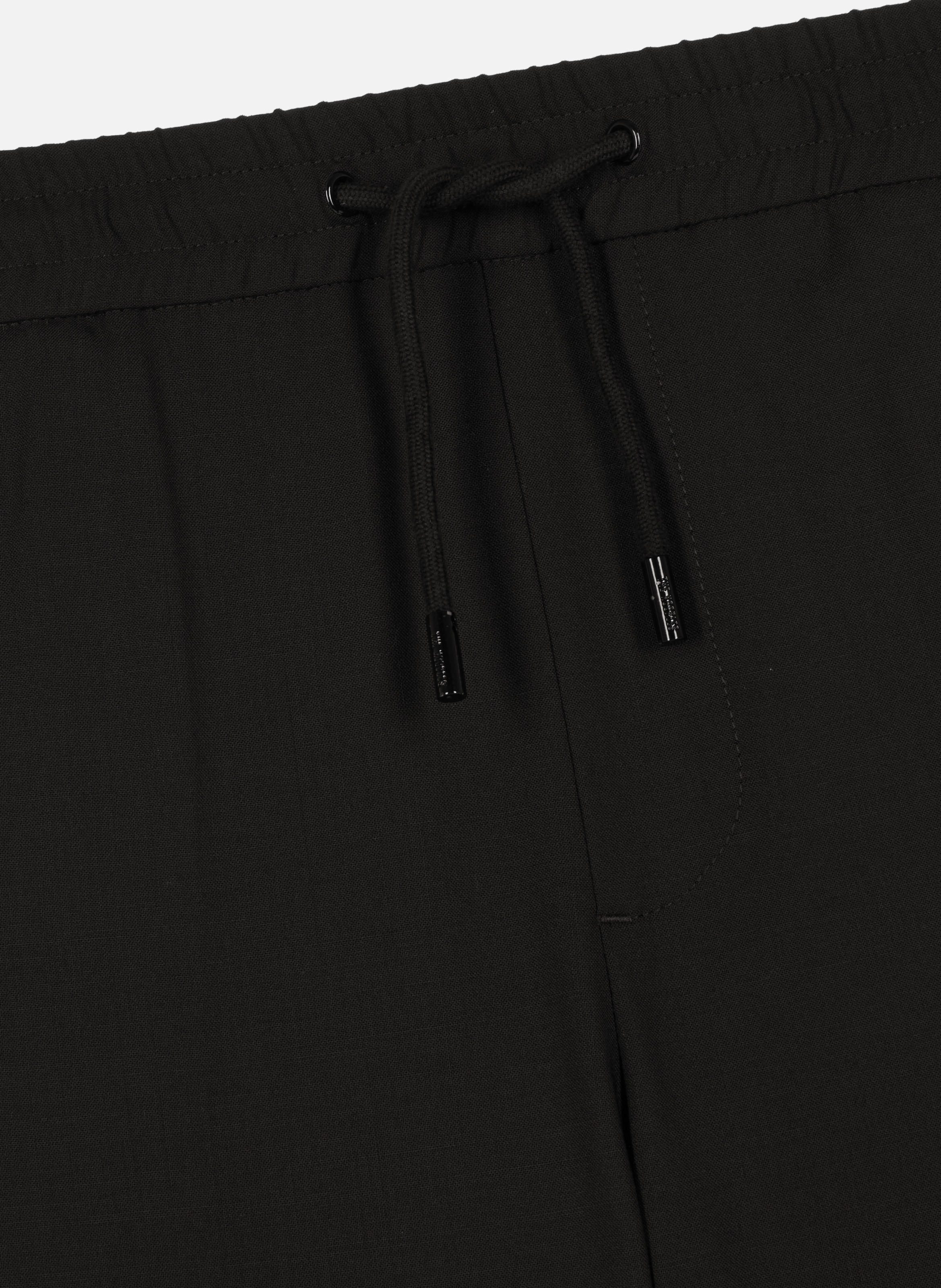 Pantalon en laine coupe droite THE KOOPLES Noir