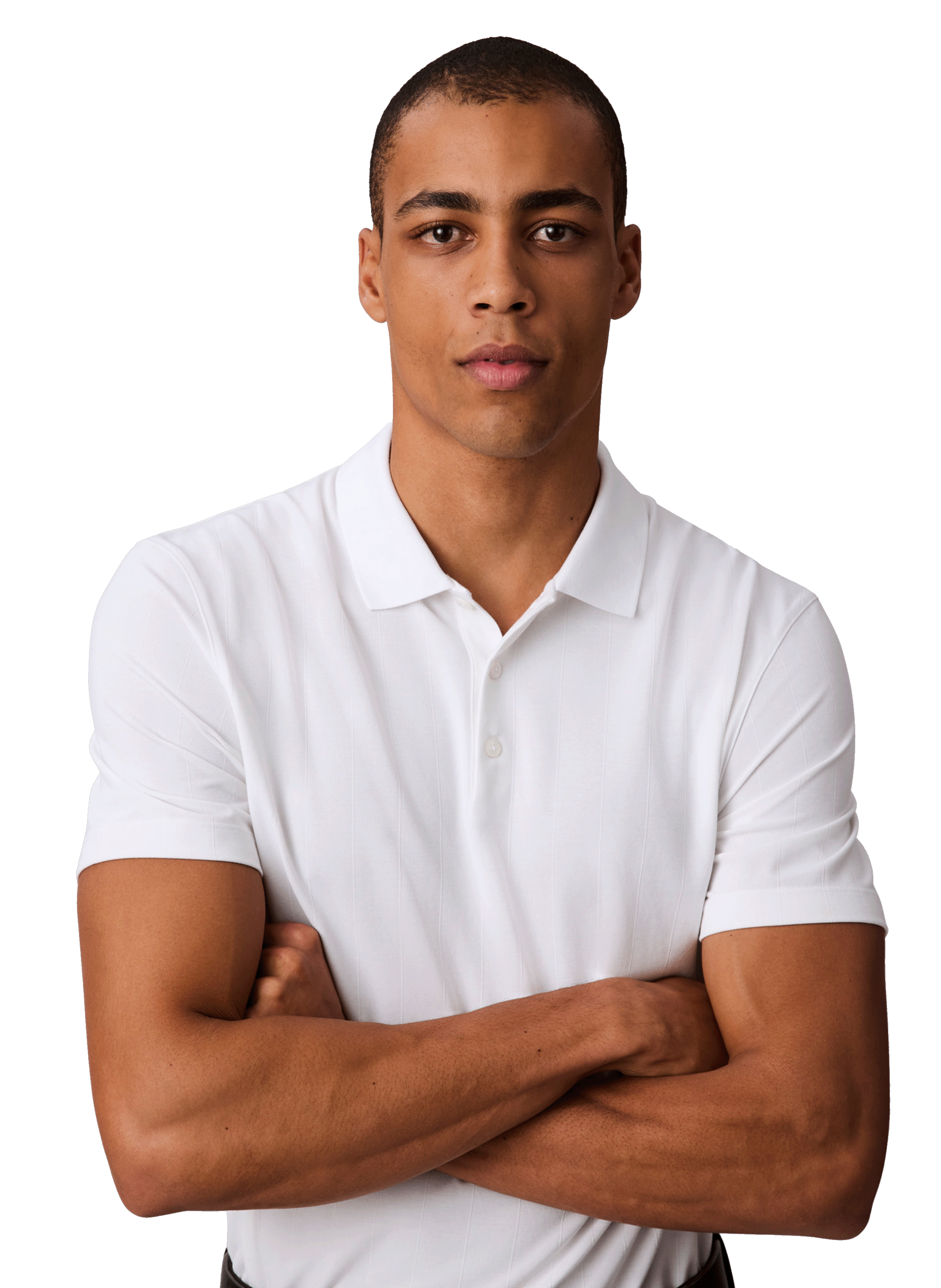 Polo à manches courtes CALVIN KLEIN Blanc