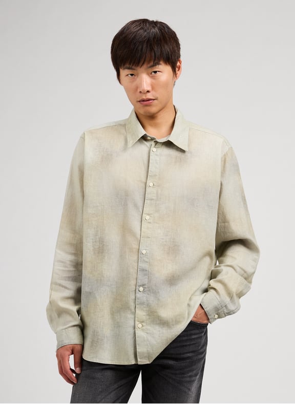 Chemise délavé ample Gris by DIESEL DIESEL Chemise délavé ample Gris