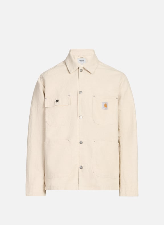 Veste Walter en coton et lin Beige by CARHARTT WIP CARHARTT WIP Veste Walter en coton et lin Beige