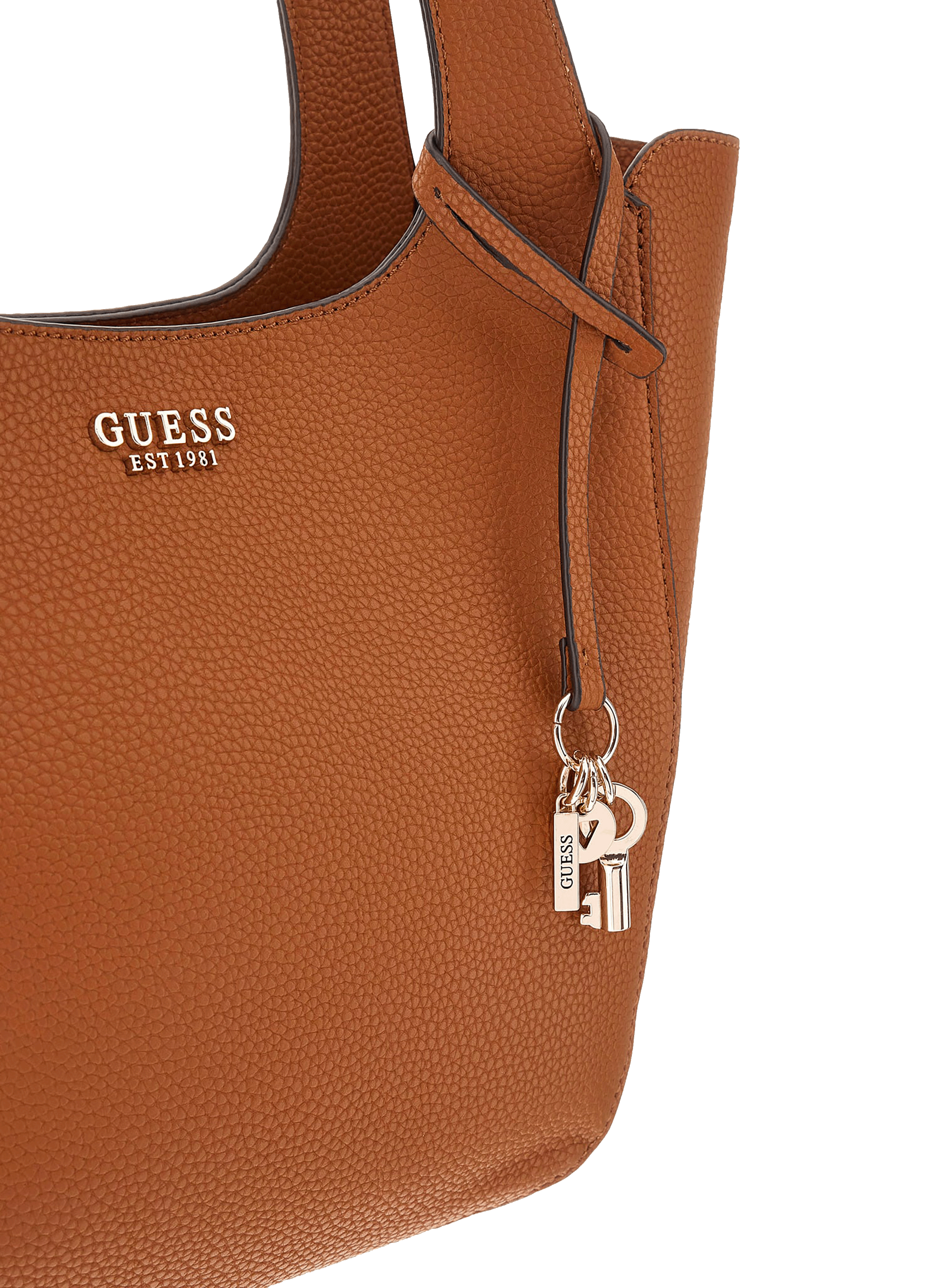 Sac cabas Calista GUESS Marron