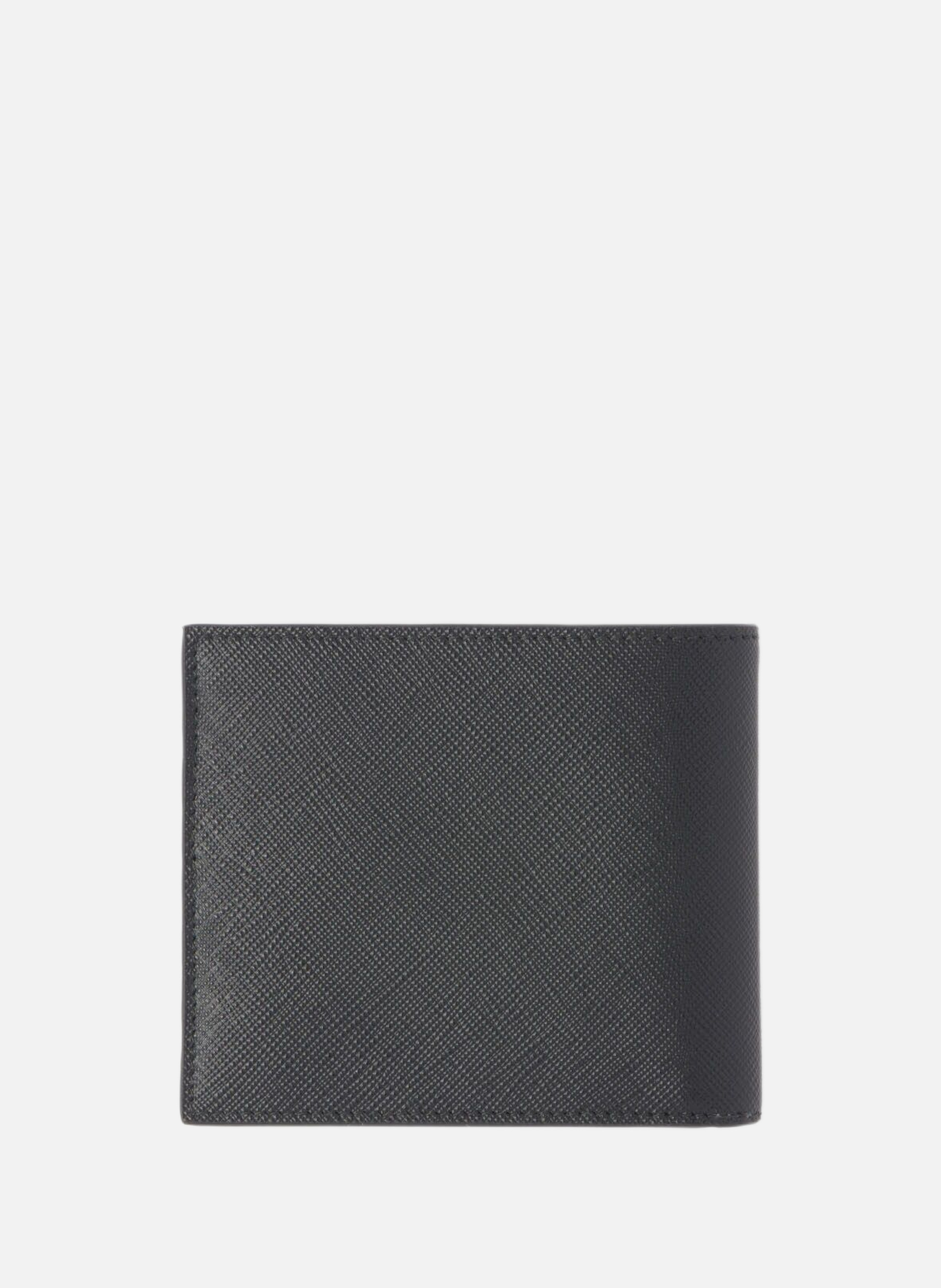Portefeuille en cuir PRADA Noir