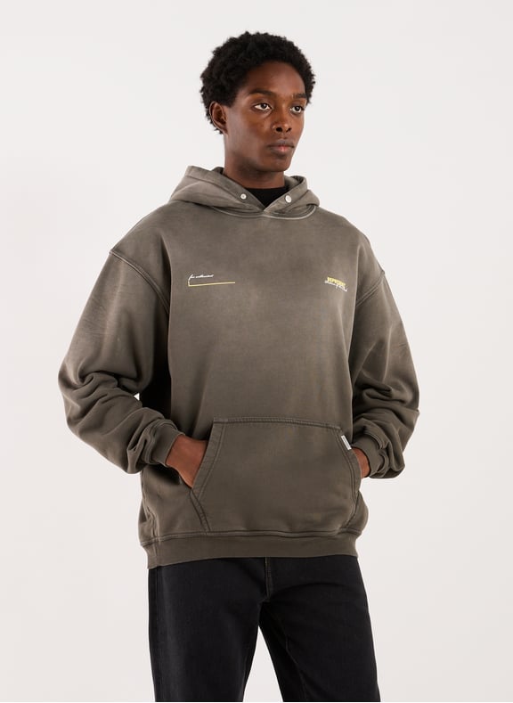 Cotton hooded sweatshirt Green by REPRESENT REPRESENT Cotton hooded sweatshirt Green
