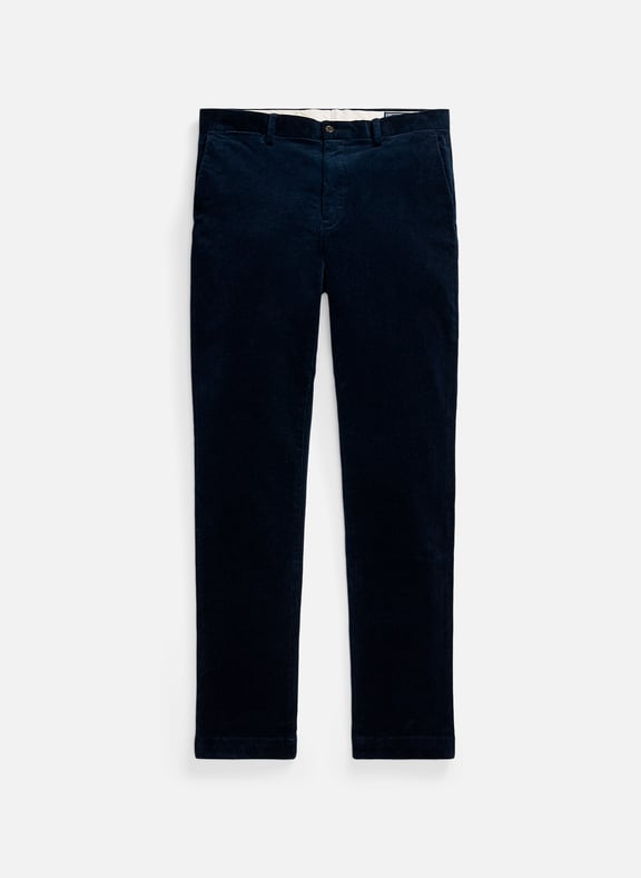 Corduroy cotton blend trousers Blue by POLO RALPH LAUREN POLO RALPH LAUREN Corduroy cotton blend trousers Blue