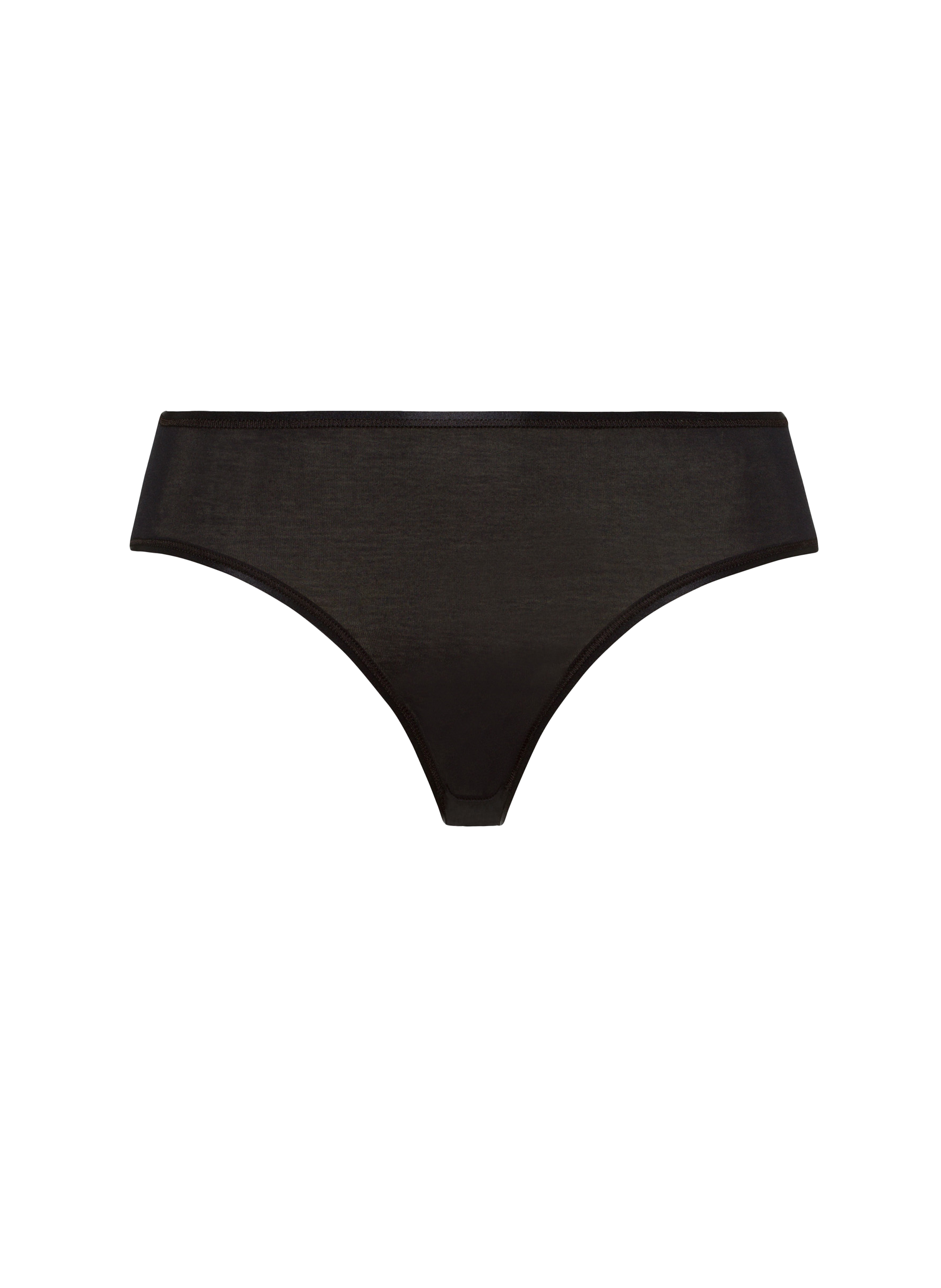 HANRO Seamless cotton briefs Black