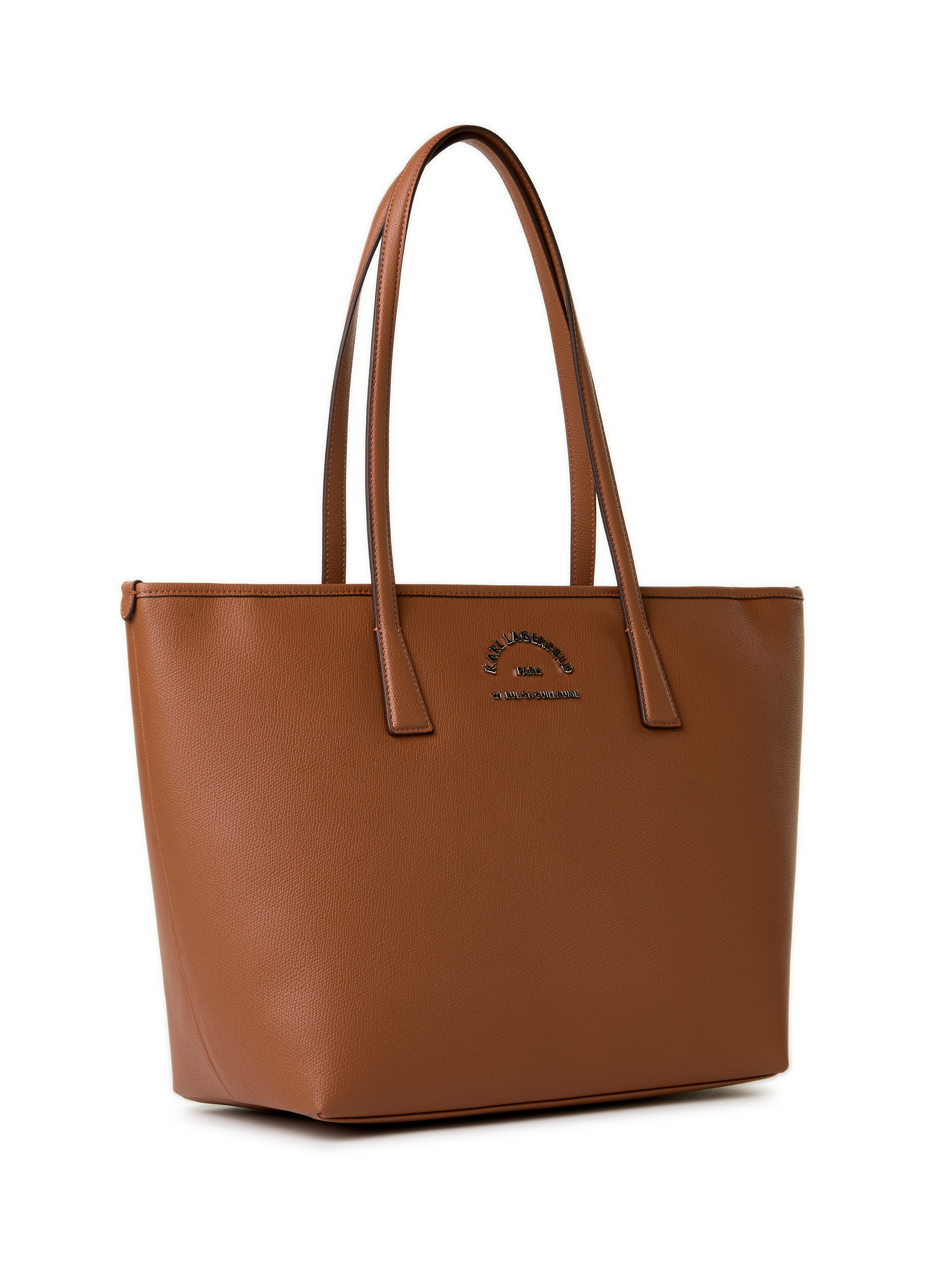 Logo handbag KARL LAGERFELD Brown