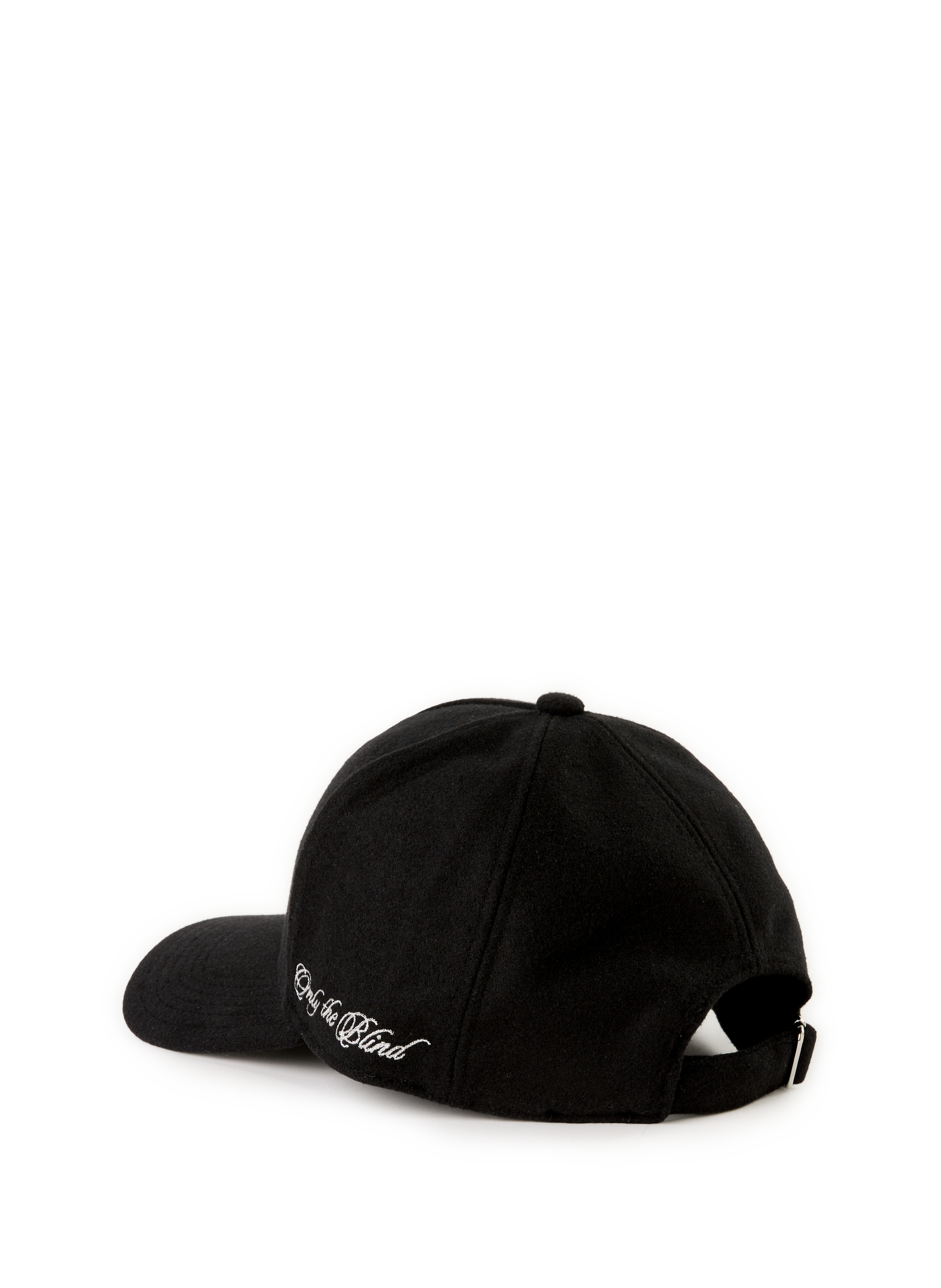 Embroidered wool cap ONLY THE BLIND Black