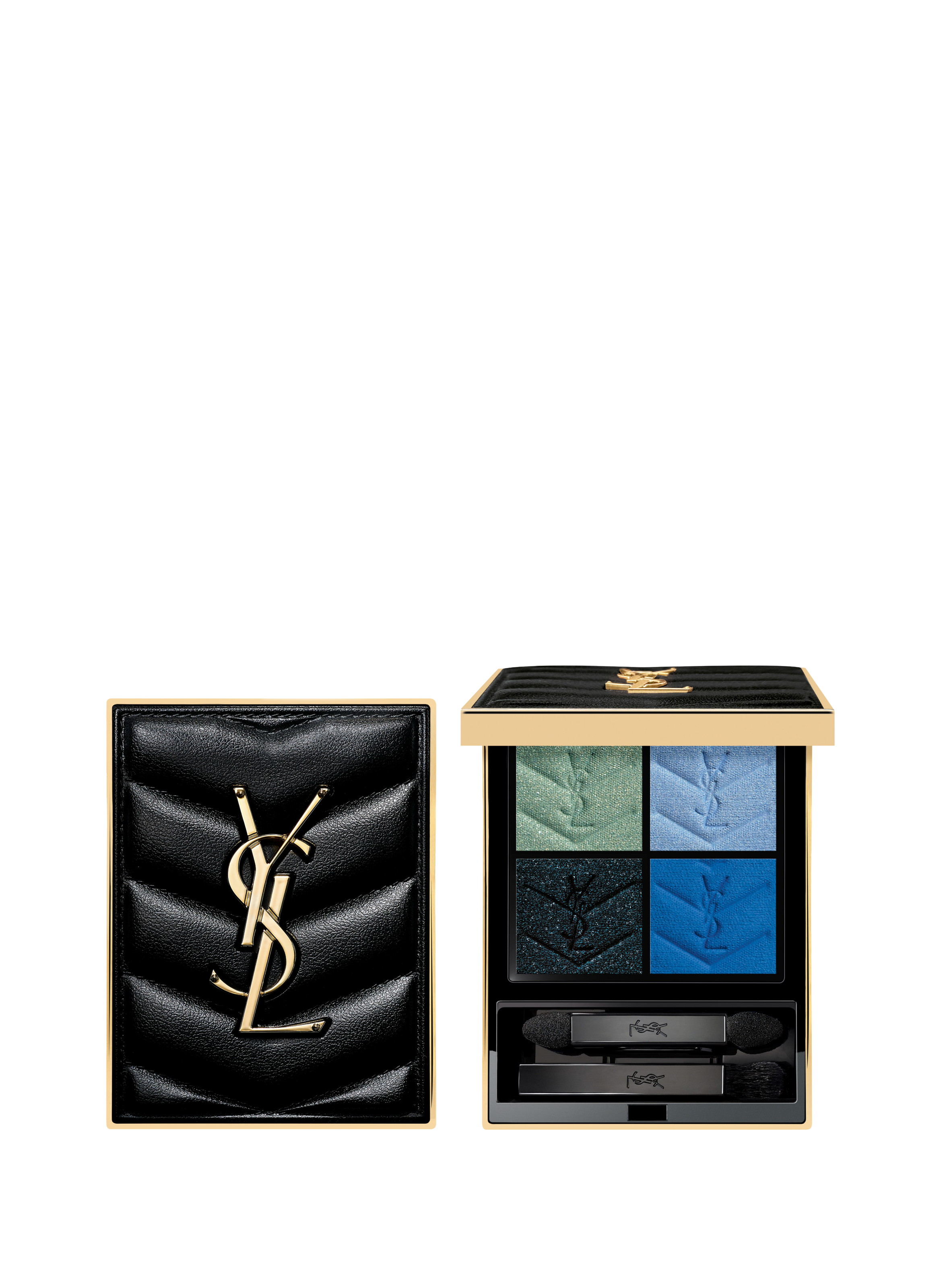 YVES SAINT LAURENT Couture Mini Clutch - Palette de fards à paupières - Pigments intenses - Longue tenue 900 palmeraie skies