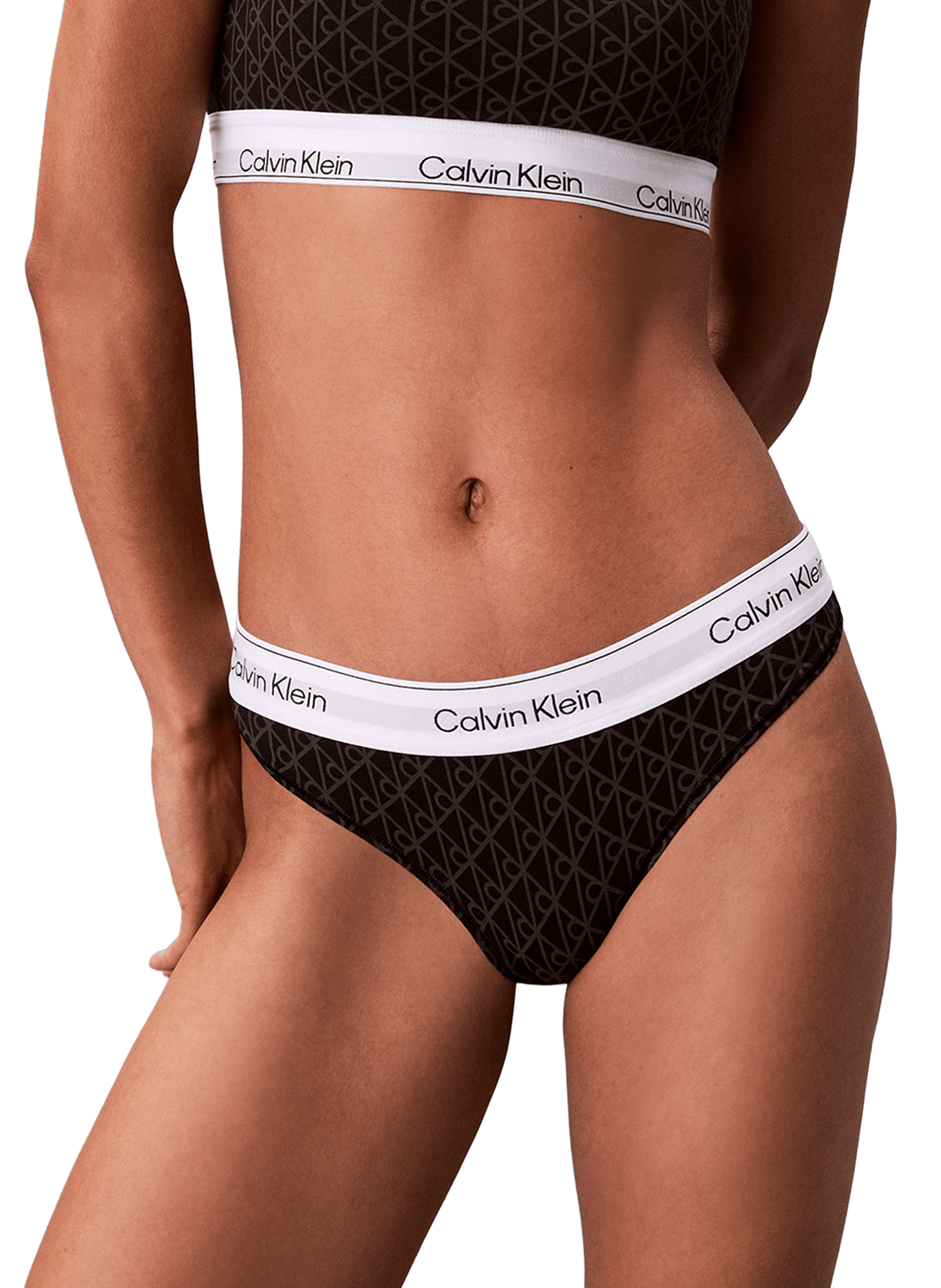 String à motif CALVIN KLEIN Noir