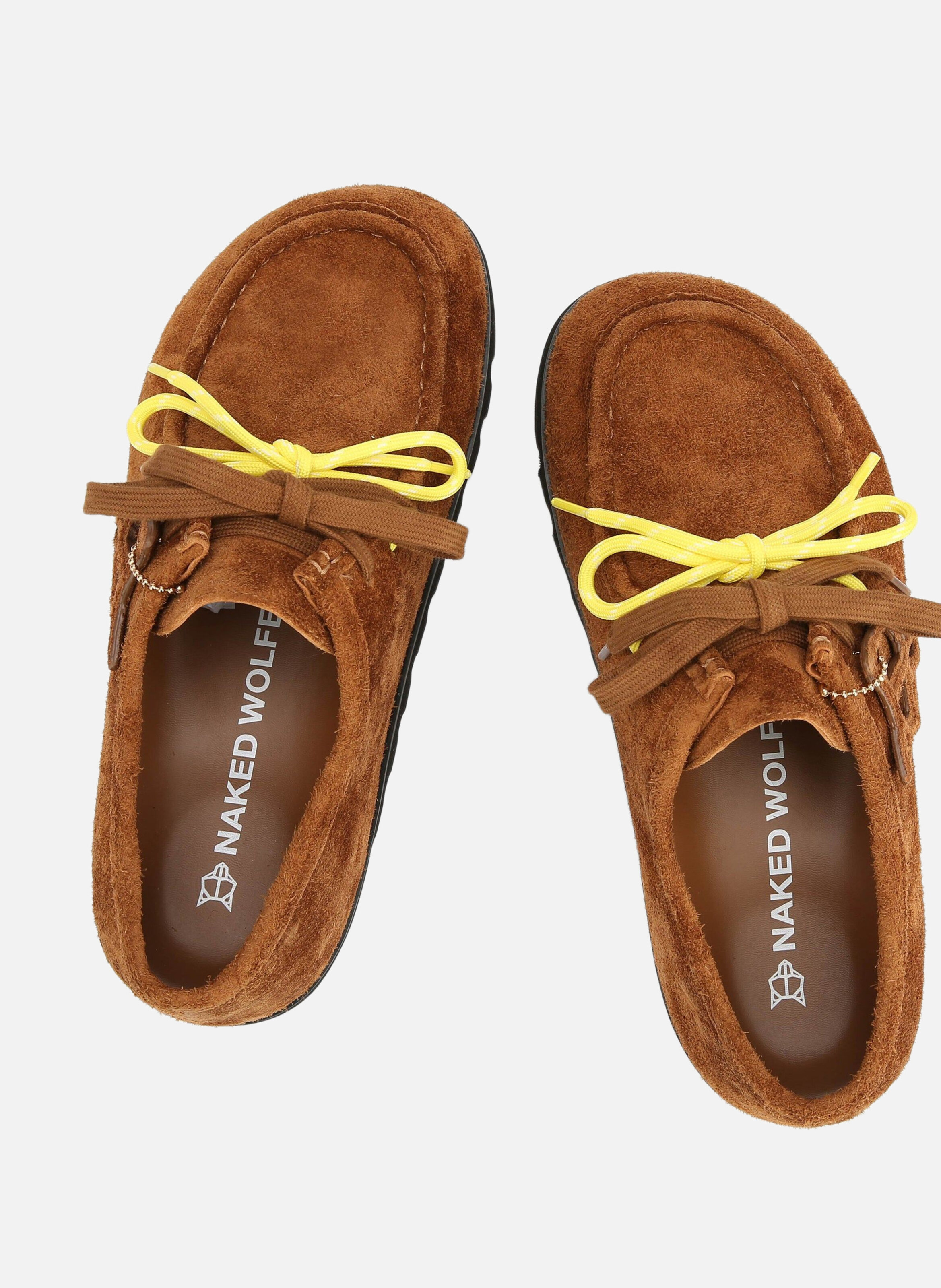 Mocassins malibu NAKED WOLFE Marron