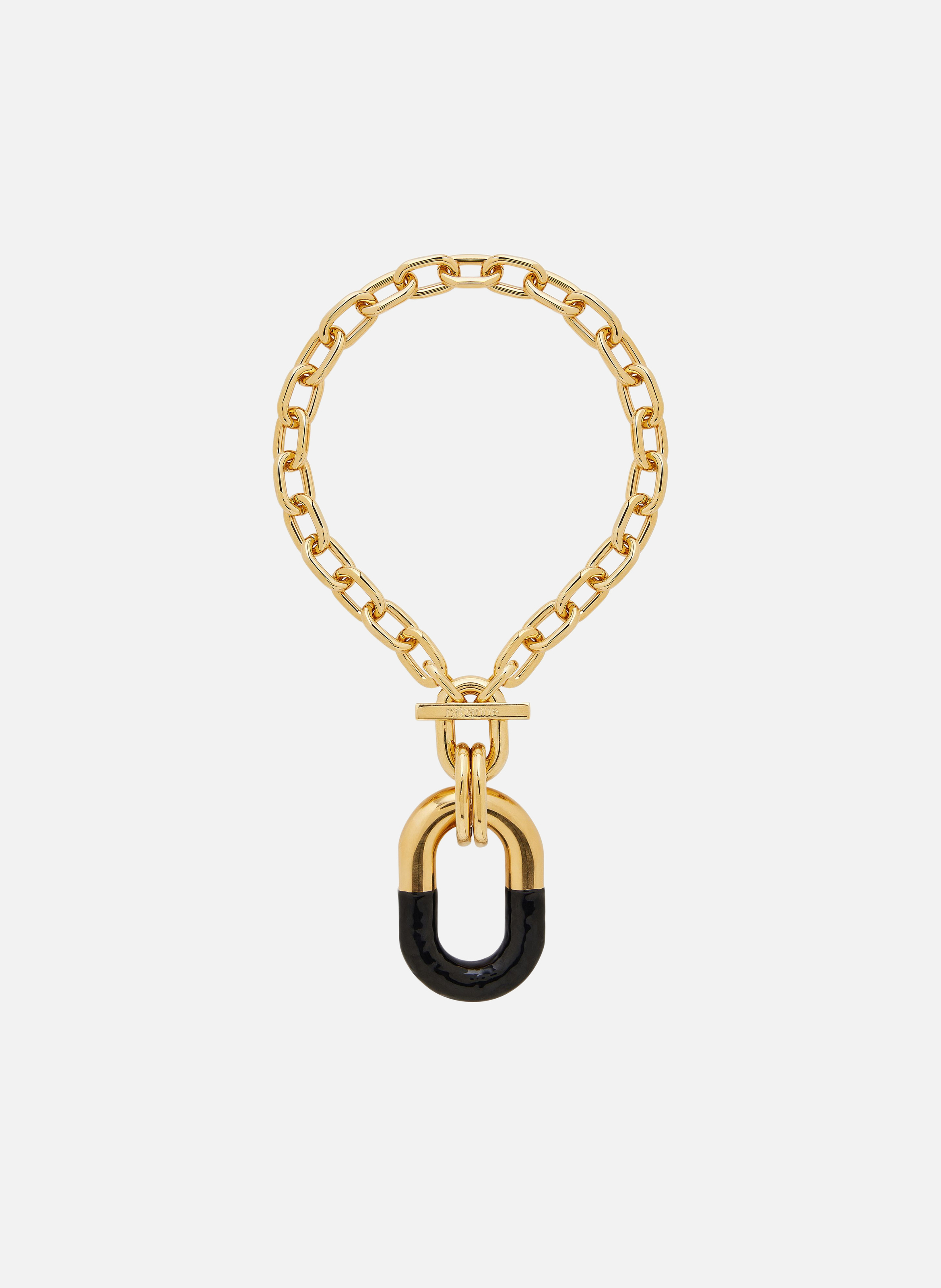Collier xl link RABANNE Doré