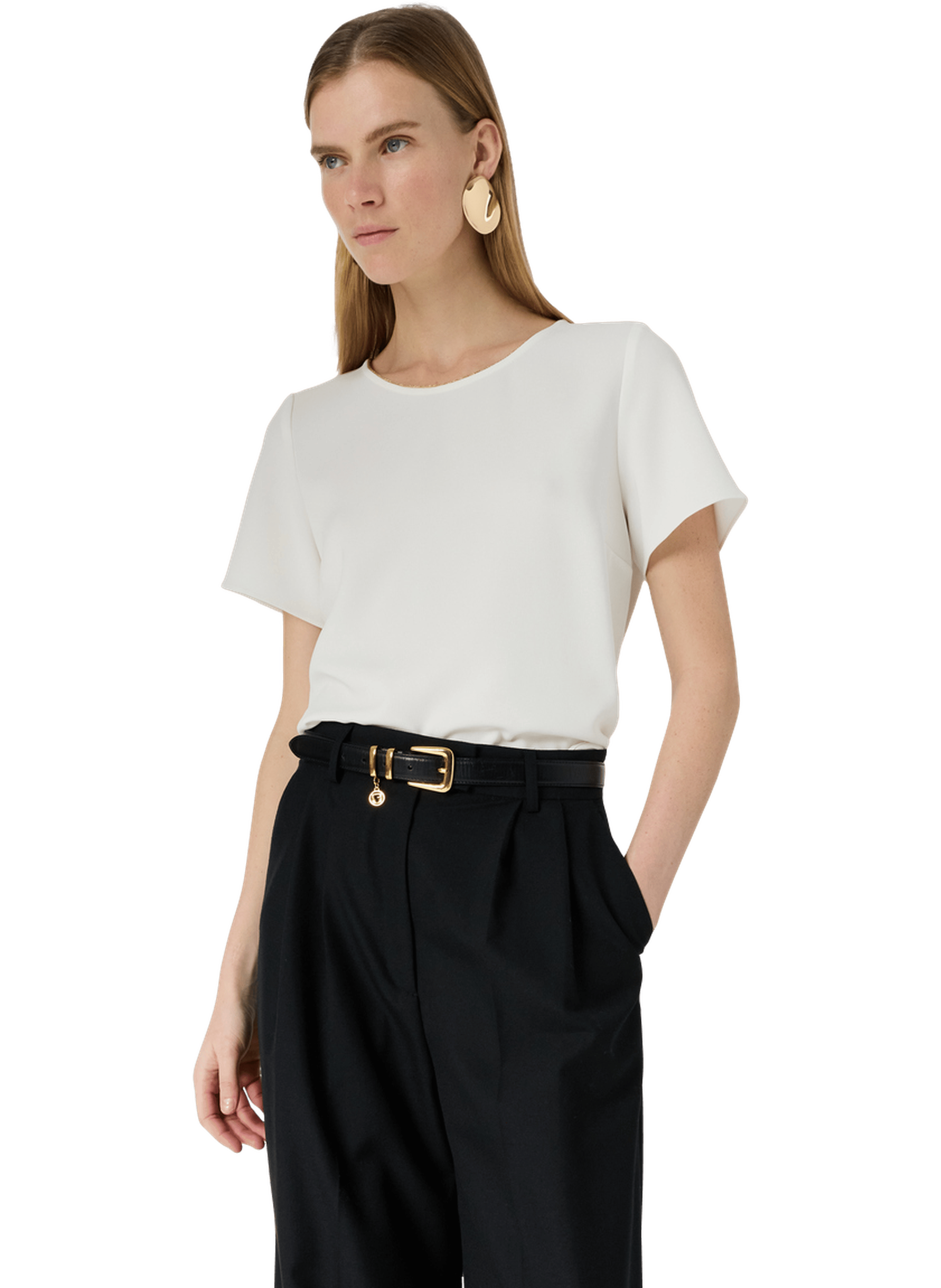 Top fluide à liseré doré - ciara GERARD DAREL Beige