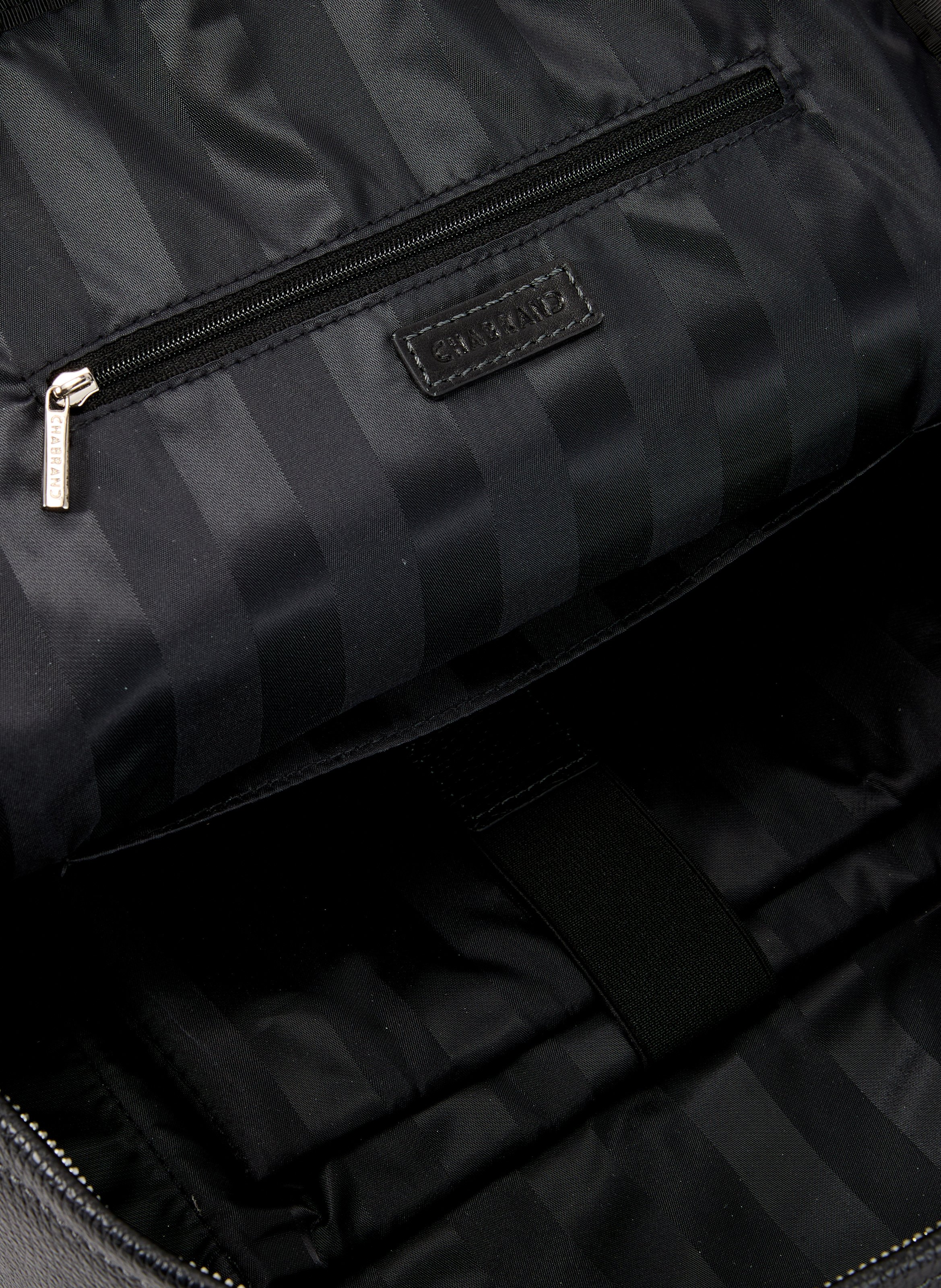 Cowhide leather backpack CHABRAND Black