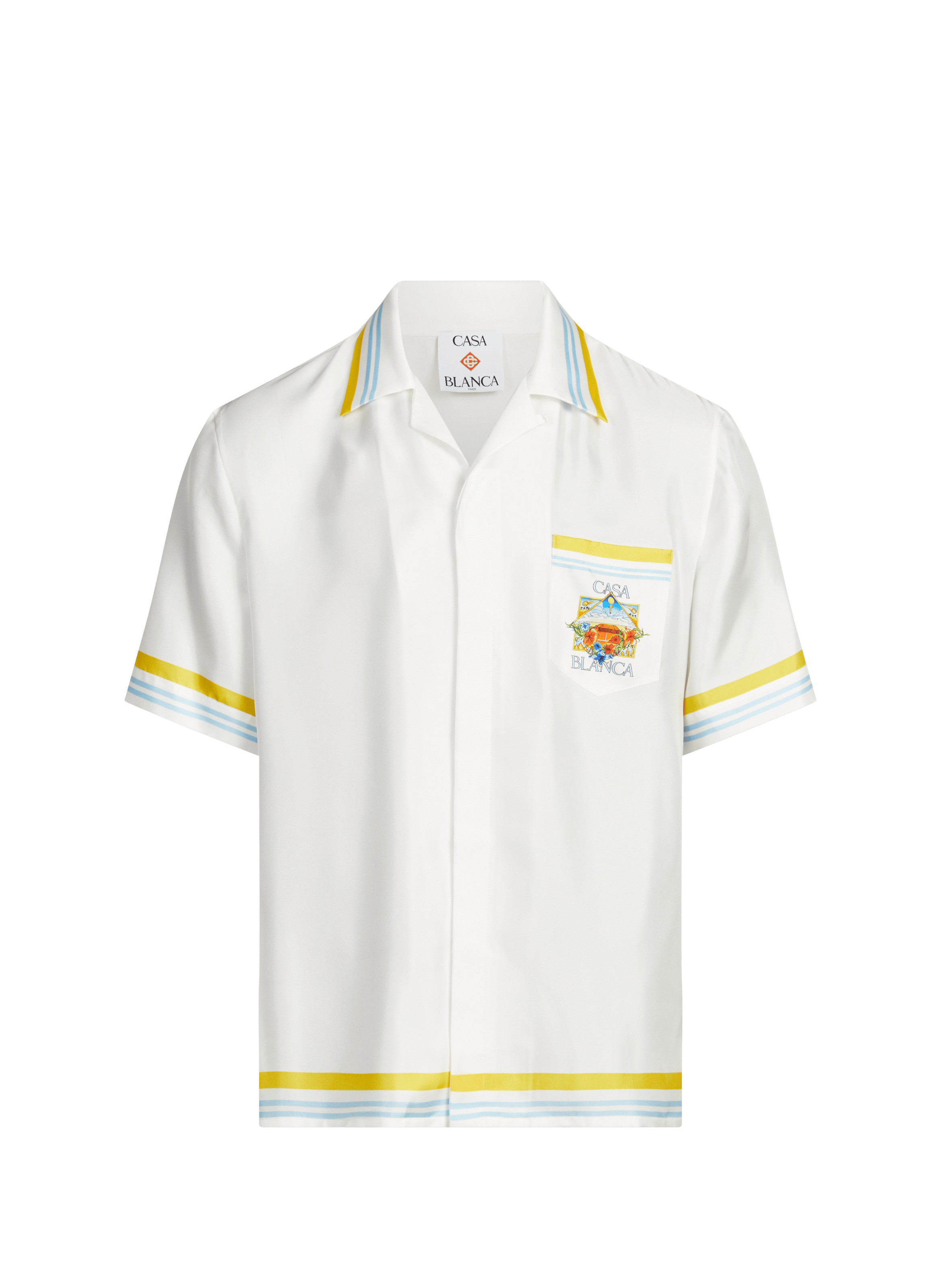 Chemise manches courtes à imprimé en soie CASABLANCA PARIS Multicolore