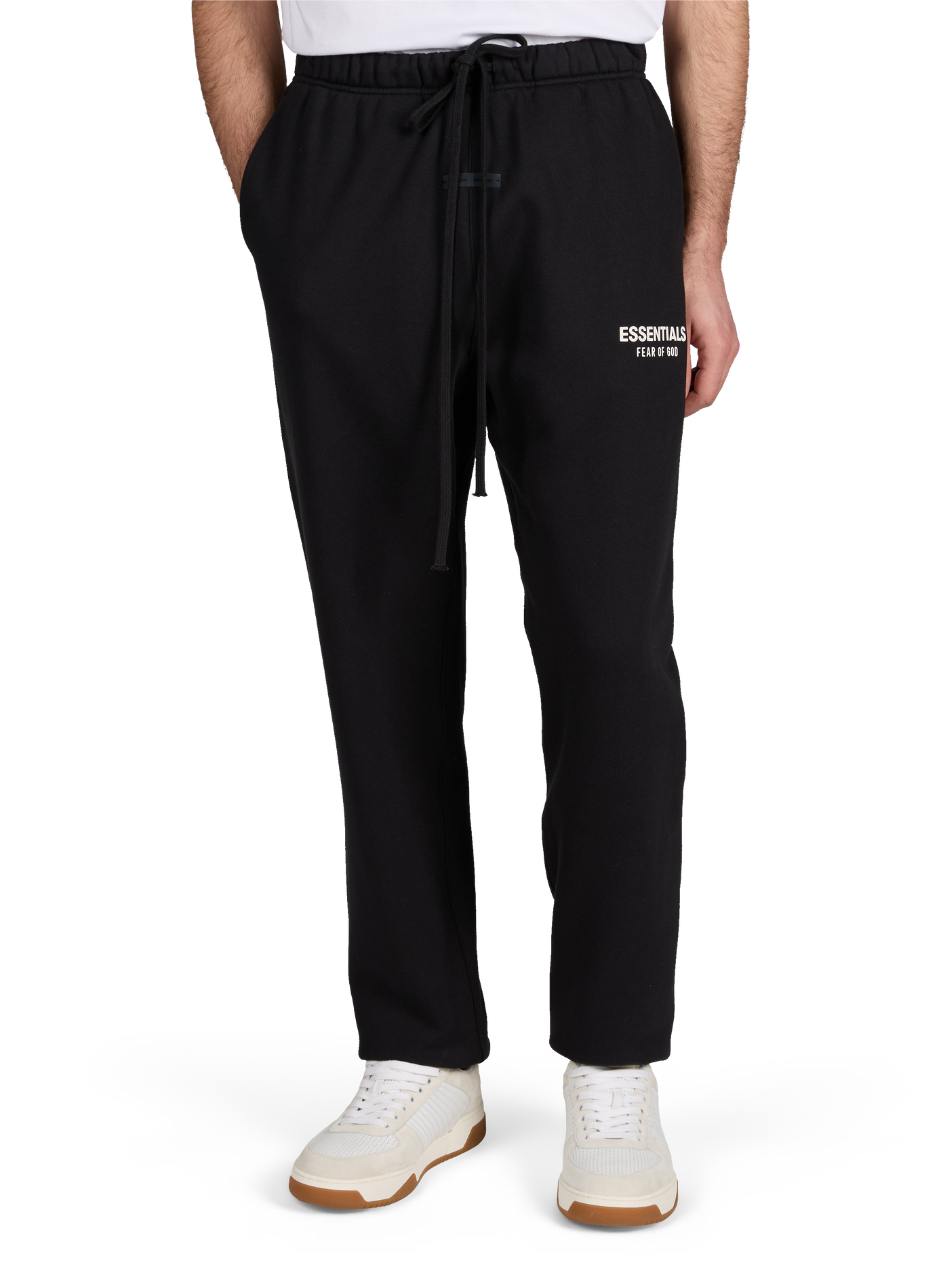 Cotton Mix Jogging Bottoms FEAR OF GOD ESSENTIALS Black