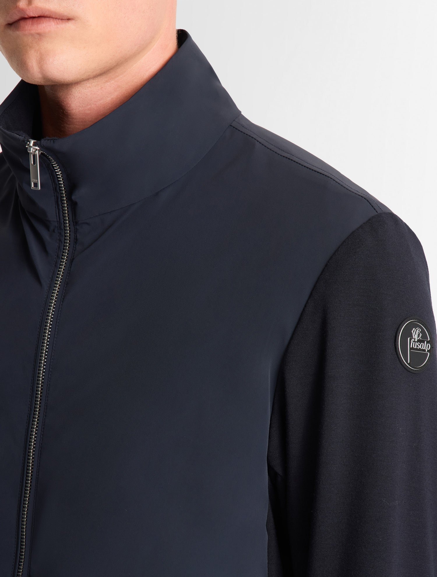 Blouson latmara col montant coupe regular FUSALP Bleu