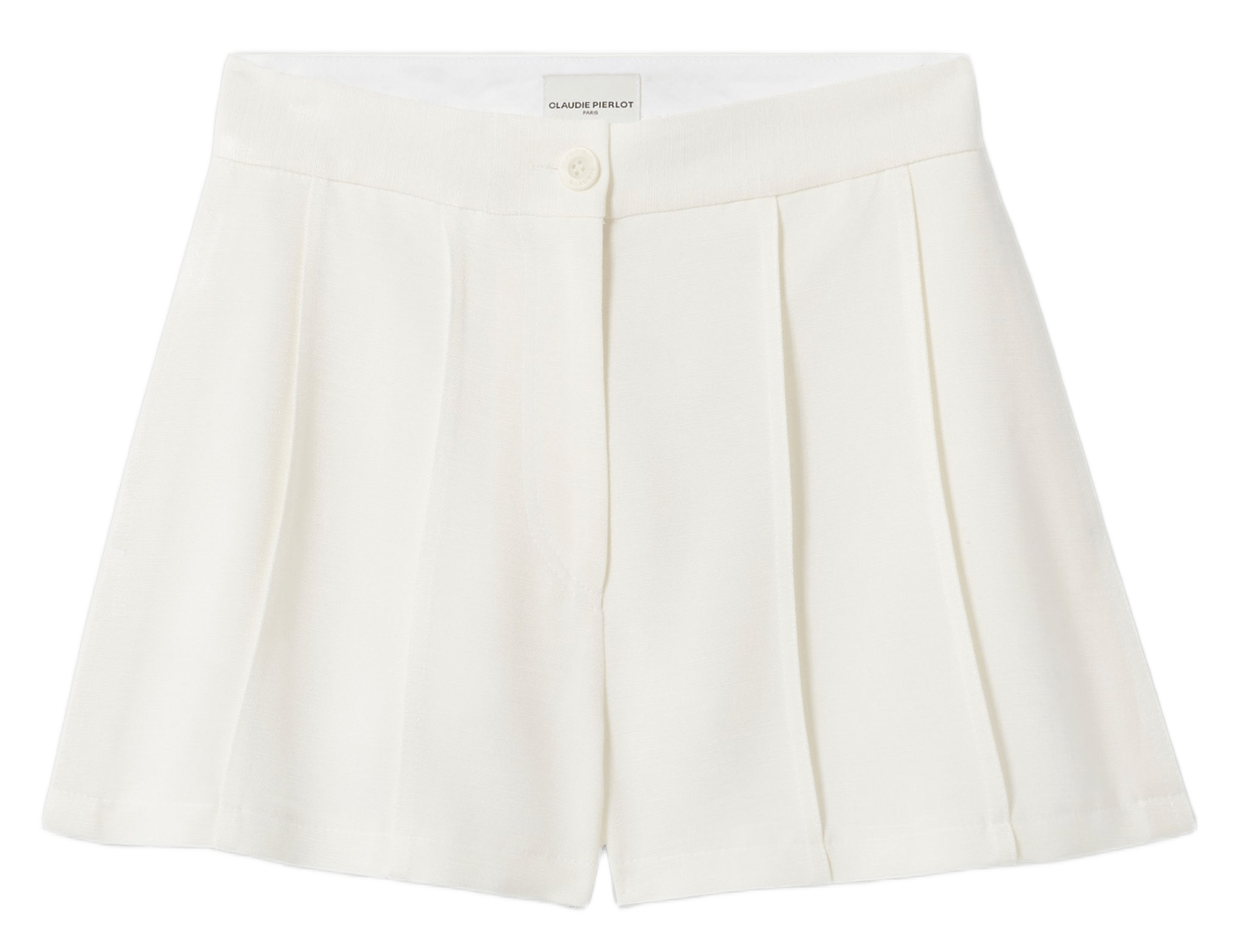Short large taille mi-haute CLAUDIE PIERLOT Beige