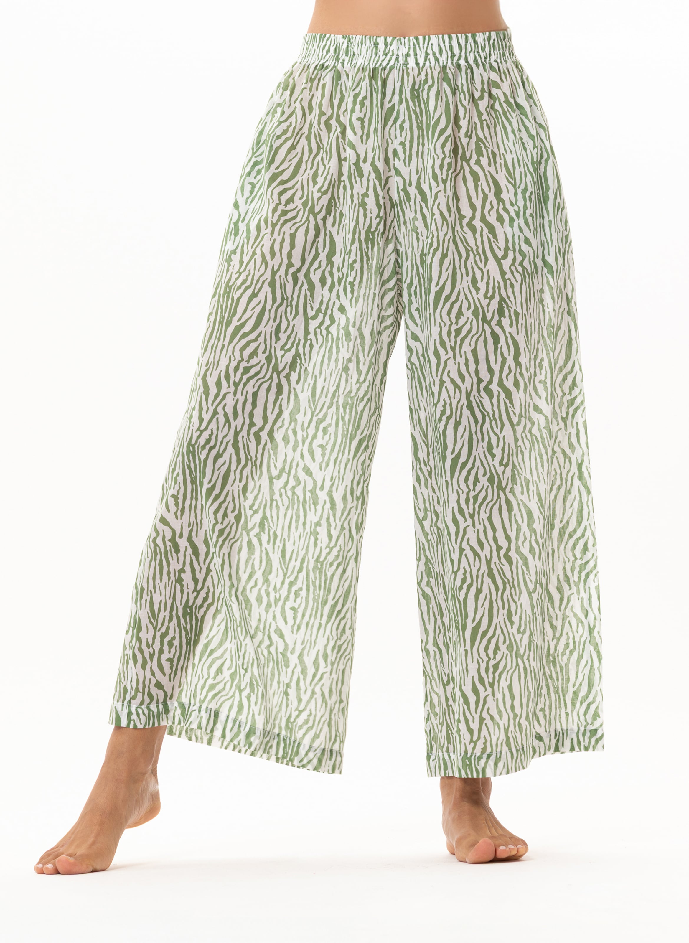 Pantalon en voile de coton bronzette 280 LE CHAT Multicolore