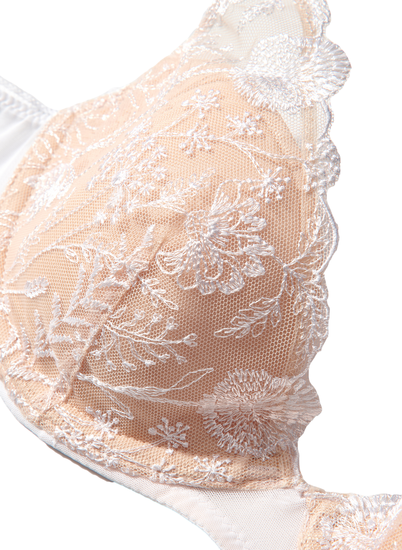 Sostén de encaje floral PASSIONATA Blanco