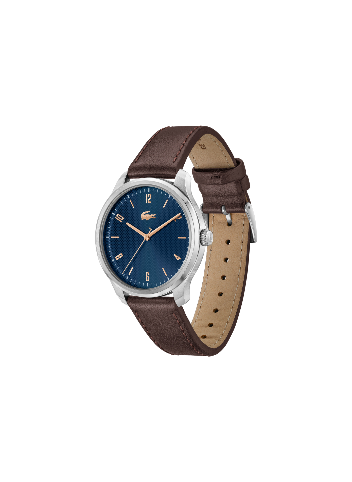 Montre quartz Lisbon en cuir LACOSTE MONTRES Bleu
