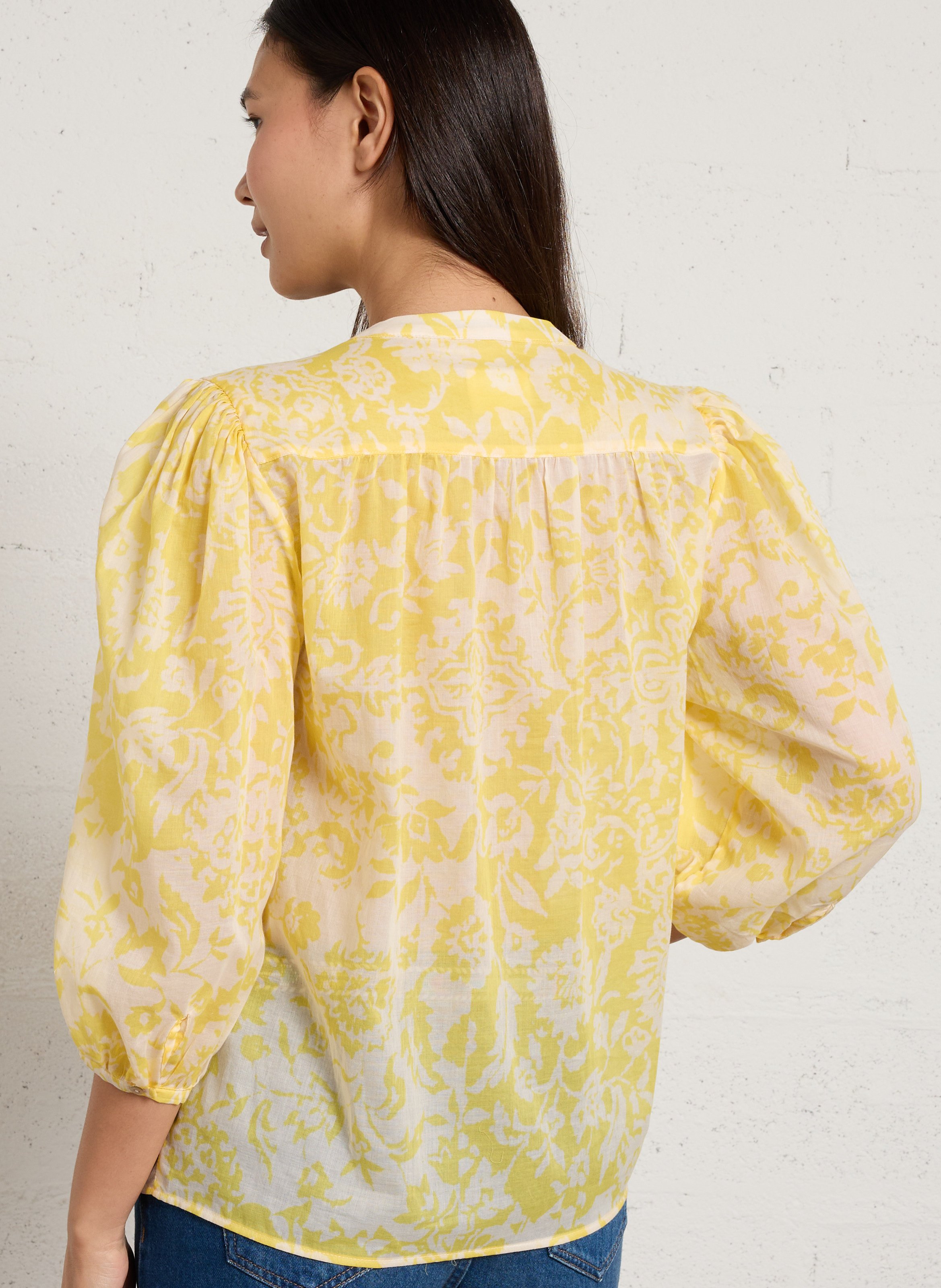 Top ample en coton devona MAISON 123 Jaune