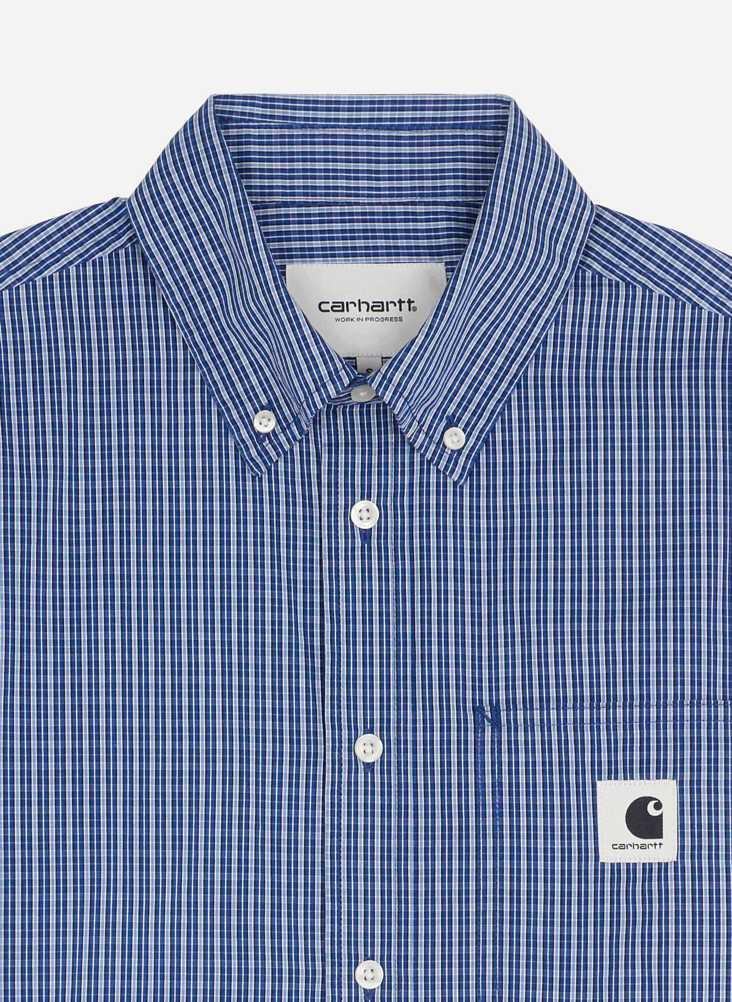 Chemise w' l/s groff shirt CARHARTT WIP Bleu