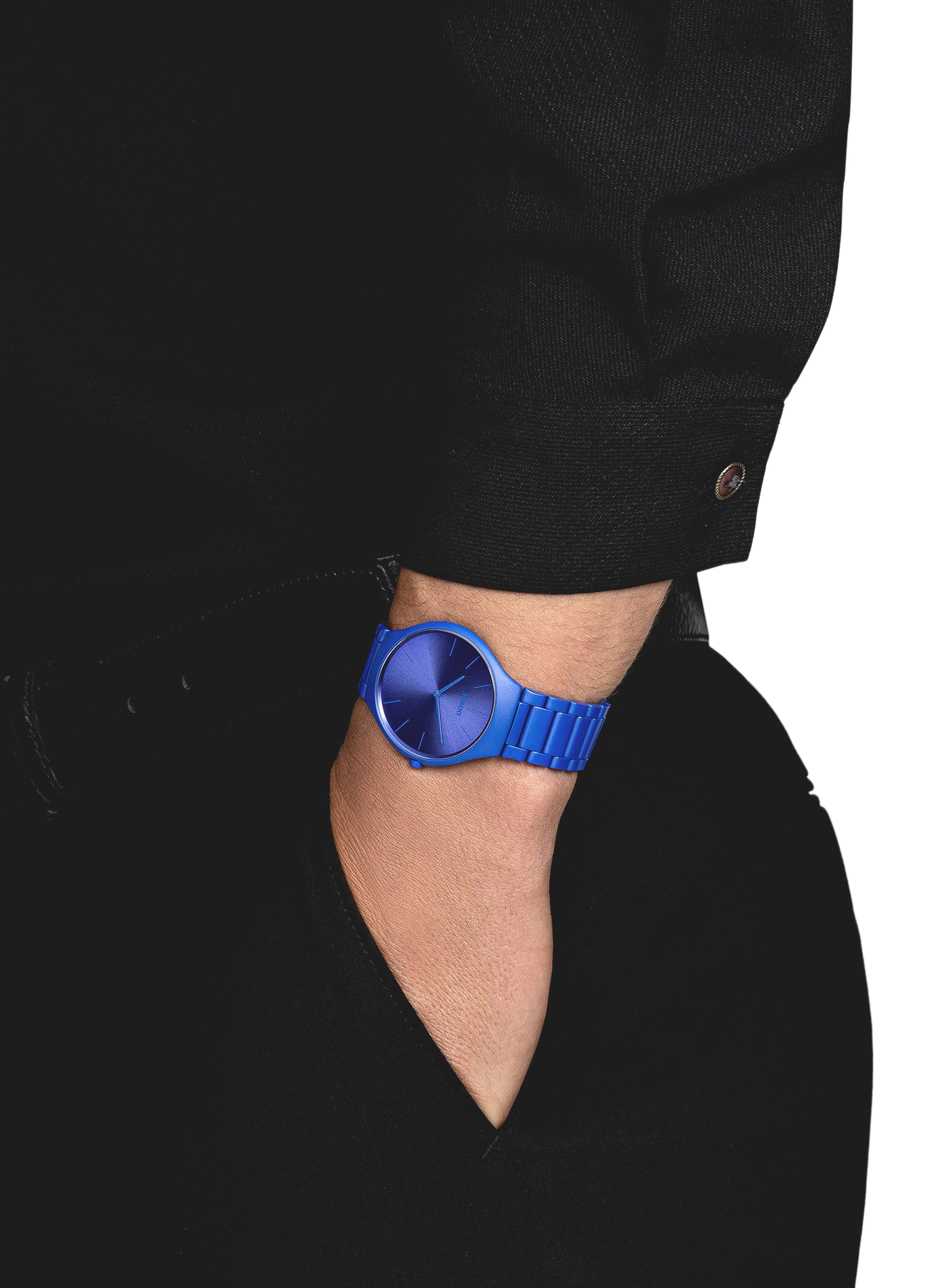 Montre quartz en céramique RADO Bleu
