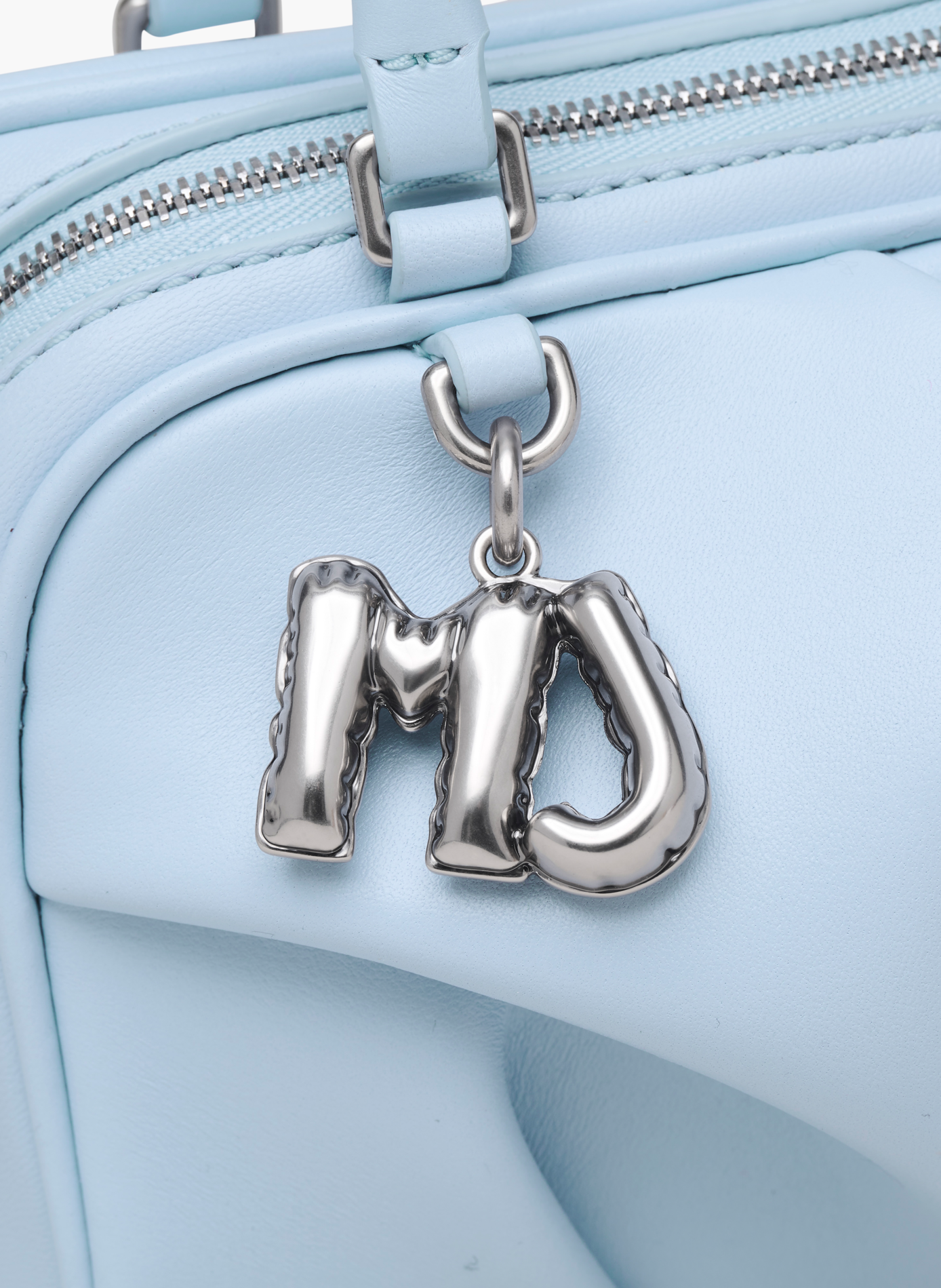 The Mini Wave Leather Crossbody Bag MARC JACOBS Blue