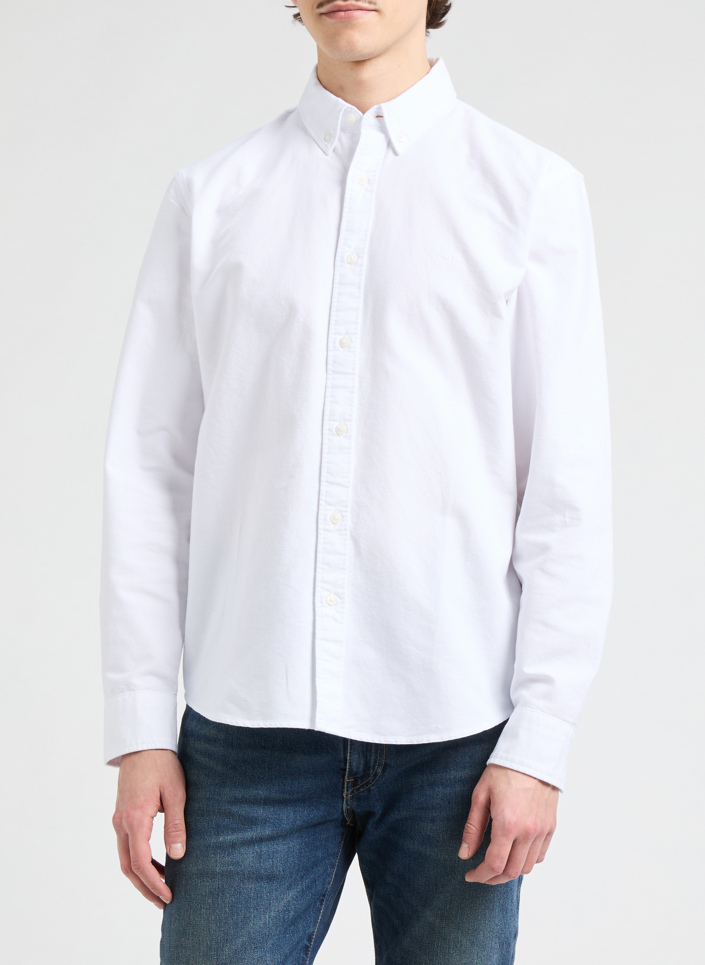 Chemise denim en coton  LEVI'S Blanc