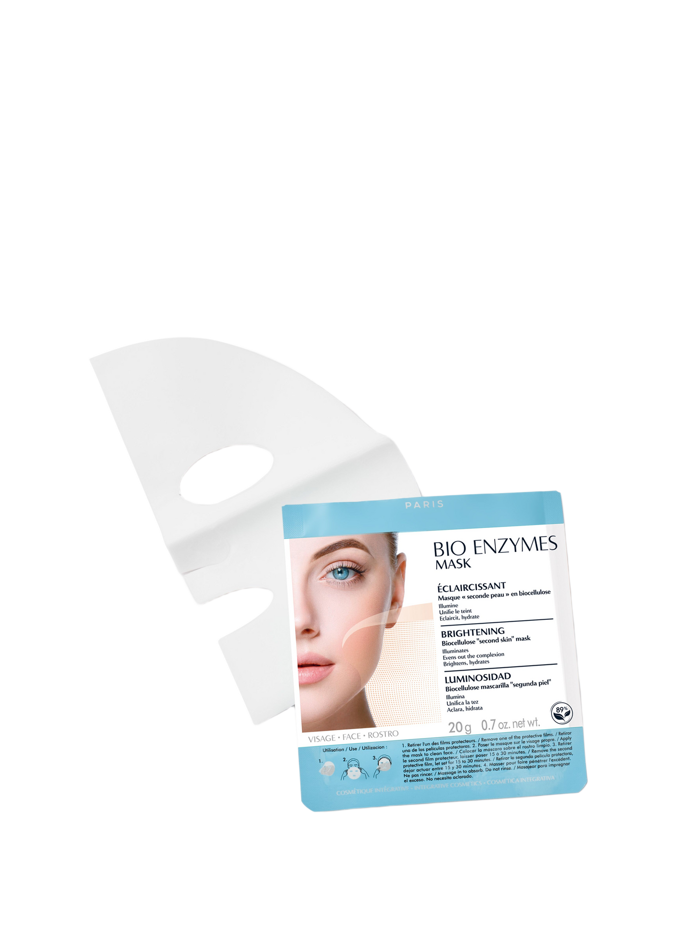 Coreen Bio Enzymes - Mask Eclaircissant en biocellulose TALIKA No color