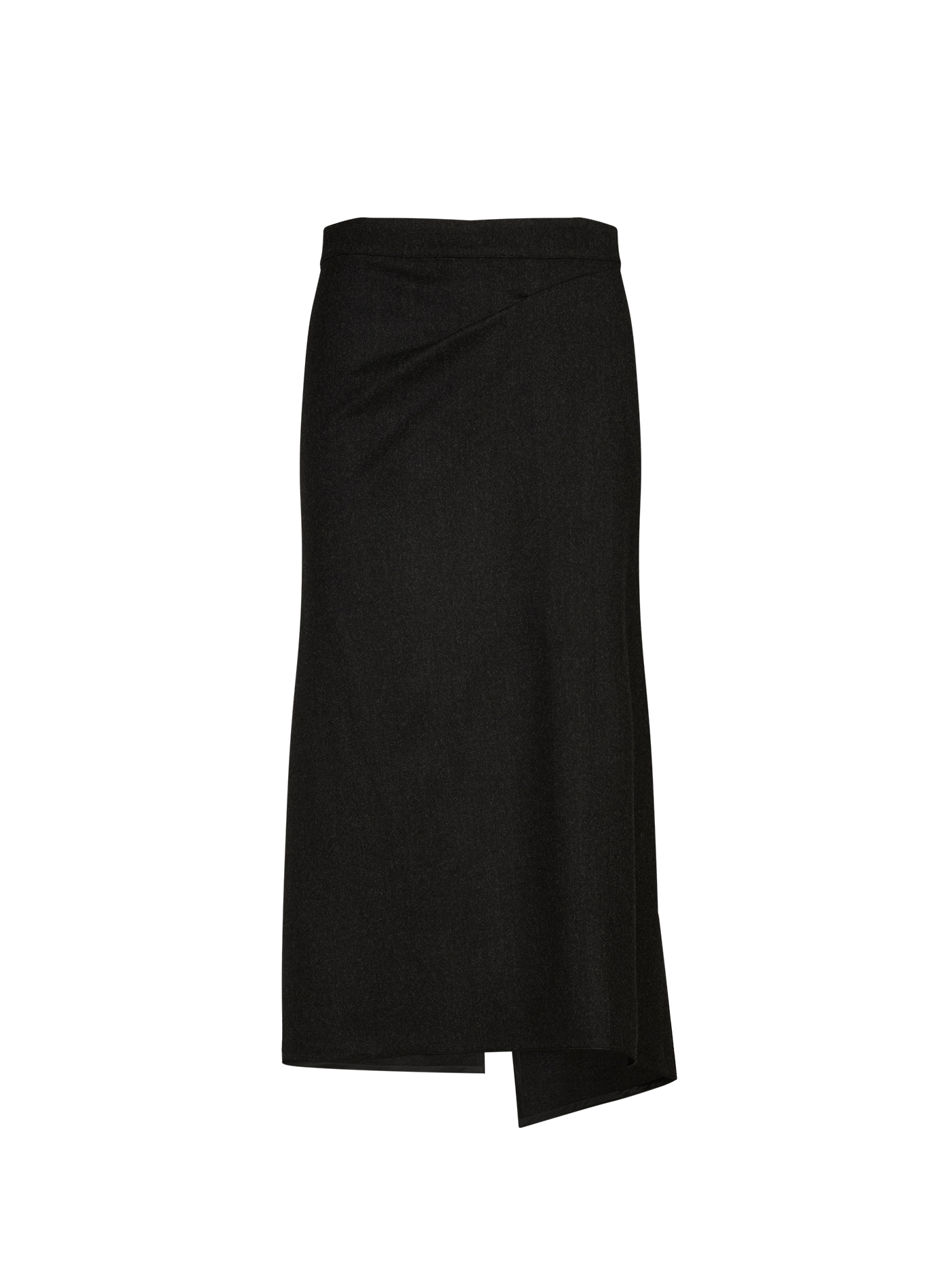 Wool midi skirt VICTORIA BECKHAM Grey