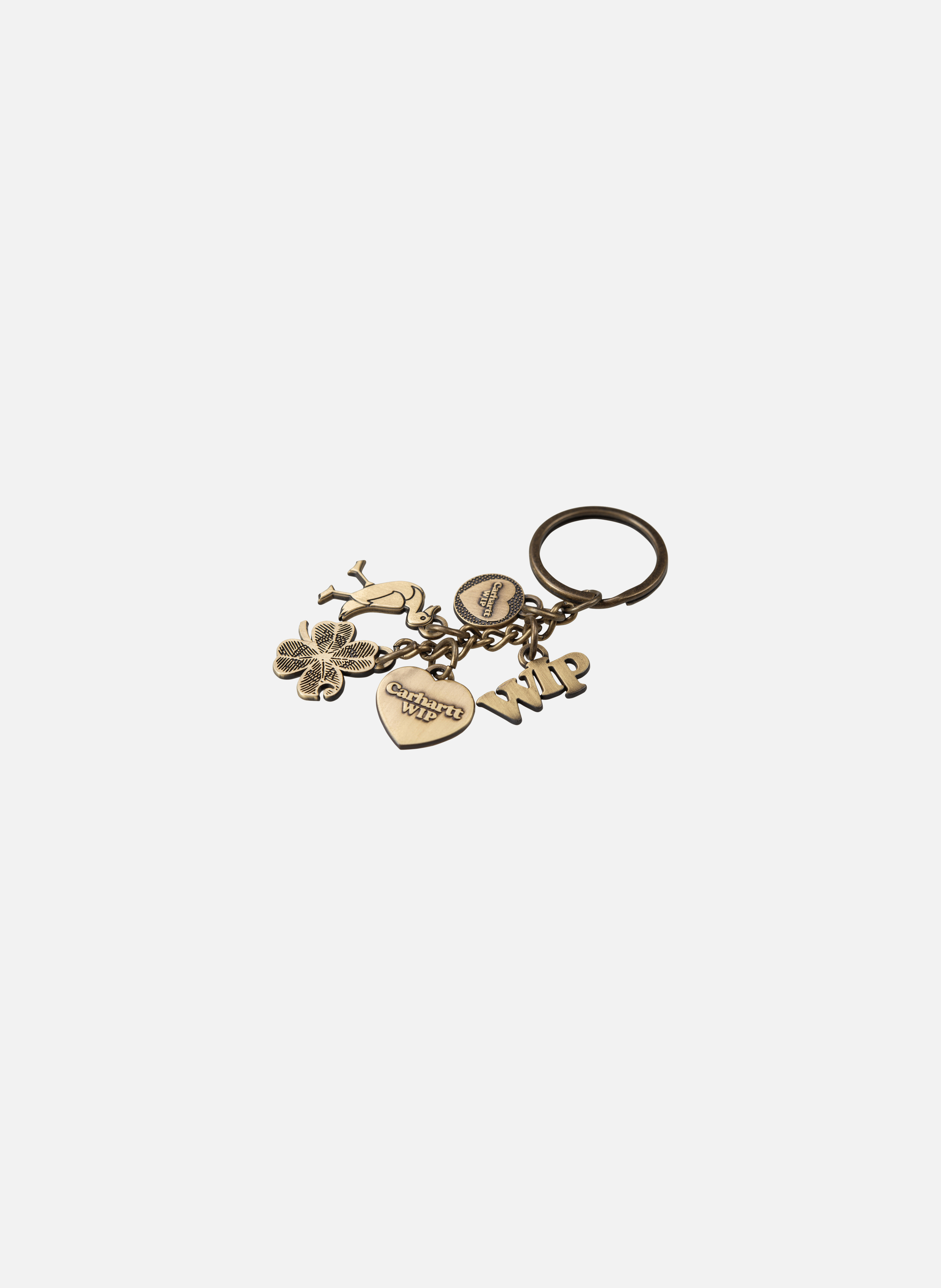 Porte-clés charms keychain CARHARTT WIP Doré
