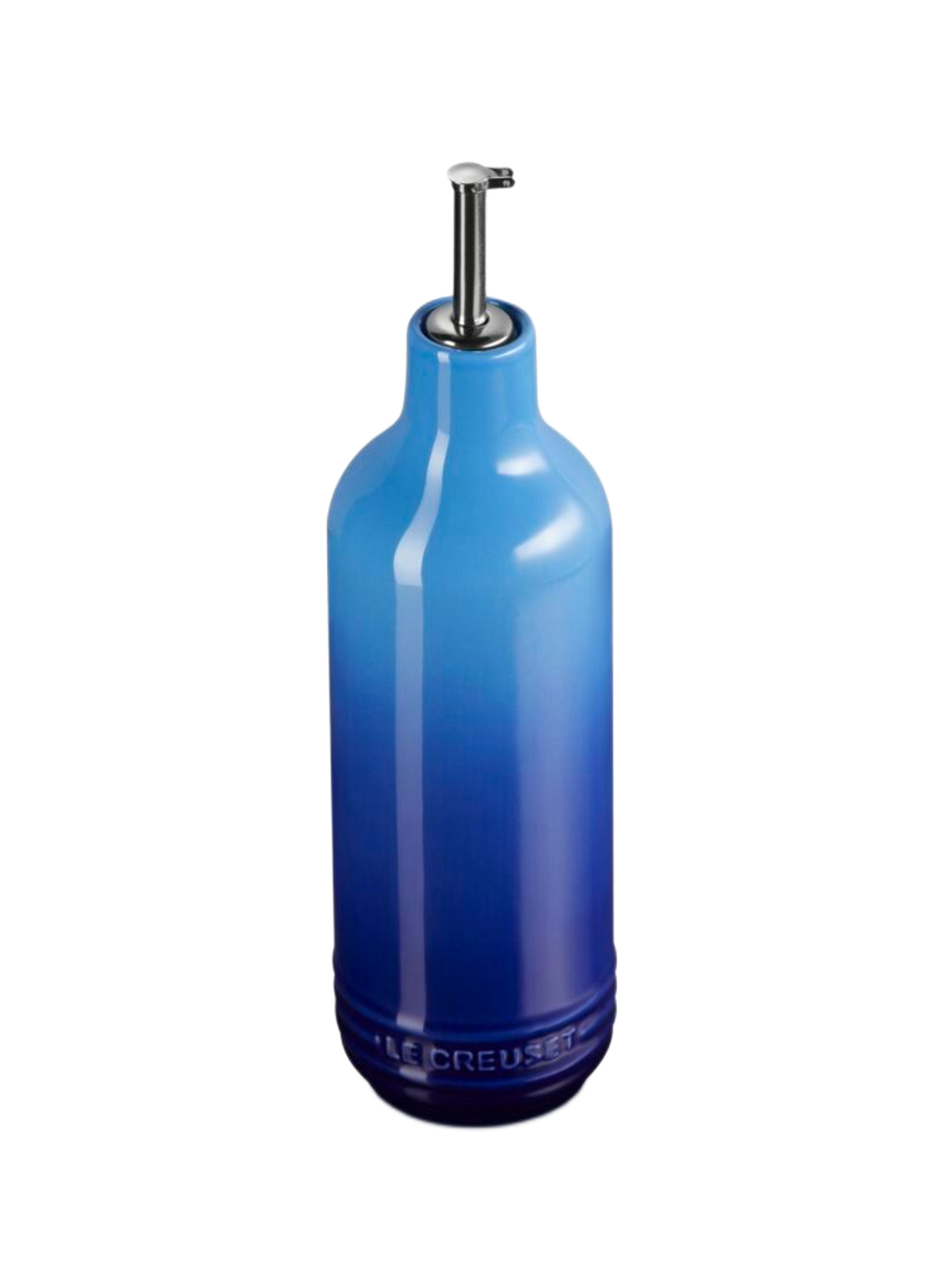 Signatur-Ölflasche 600ml aus Keramik LE CREUSET Blau