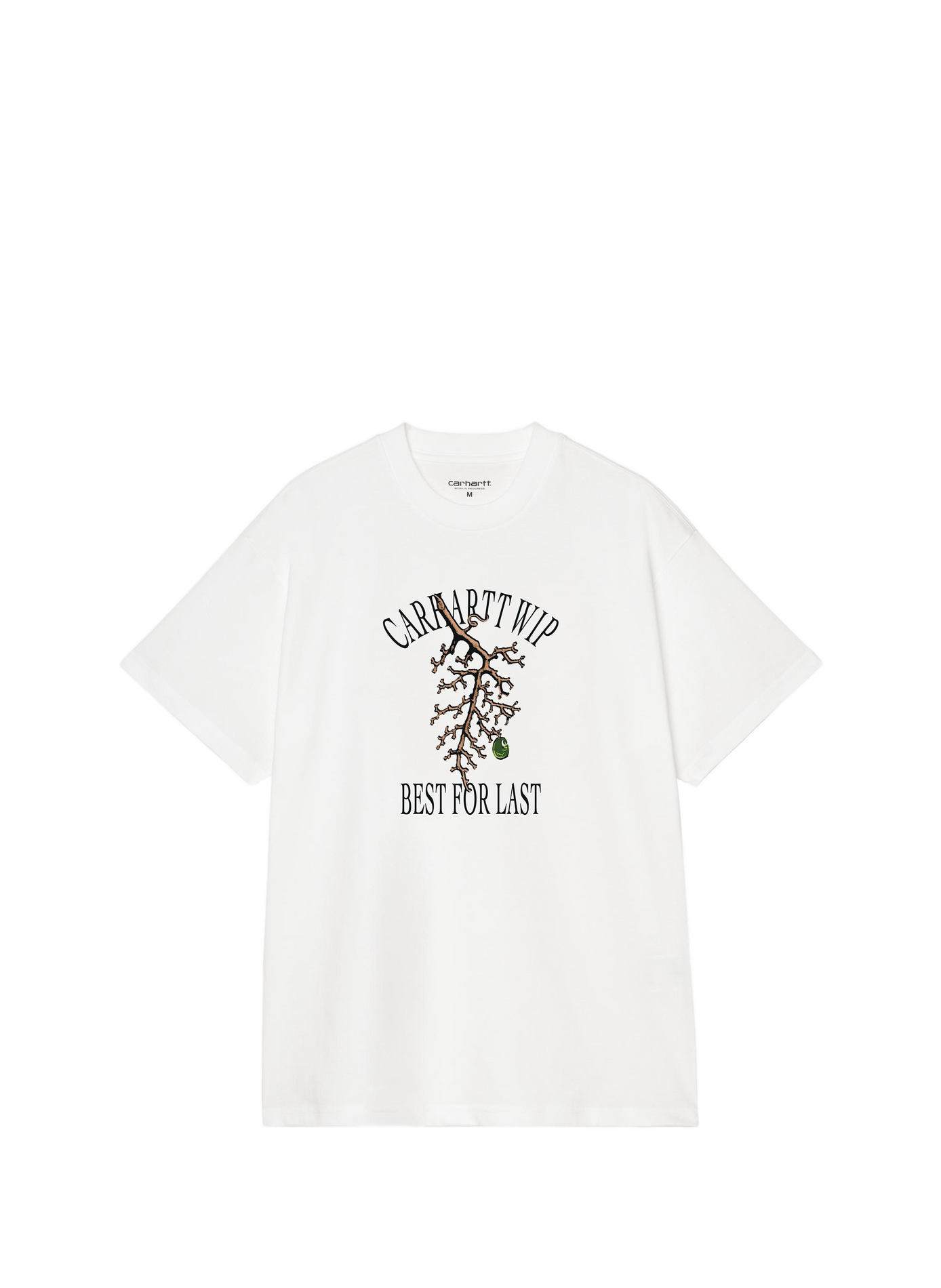 Straight printed cotton T-shirt CARHARTT WIP White