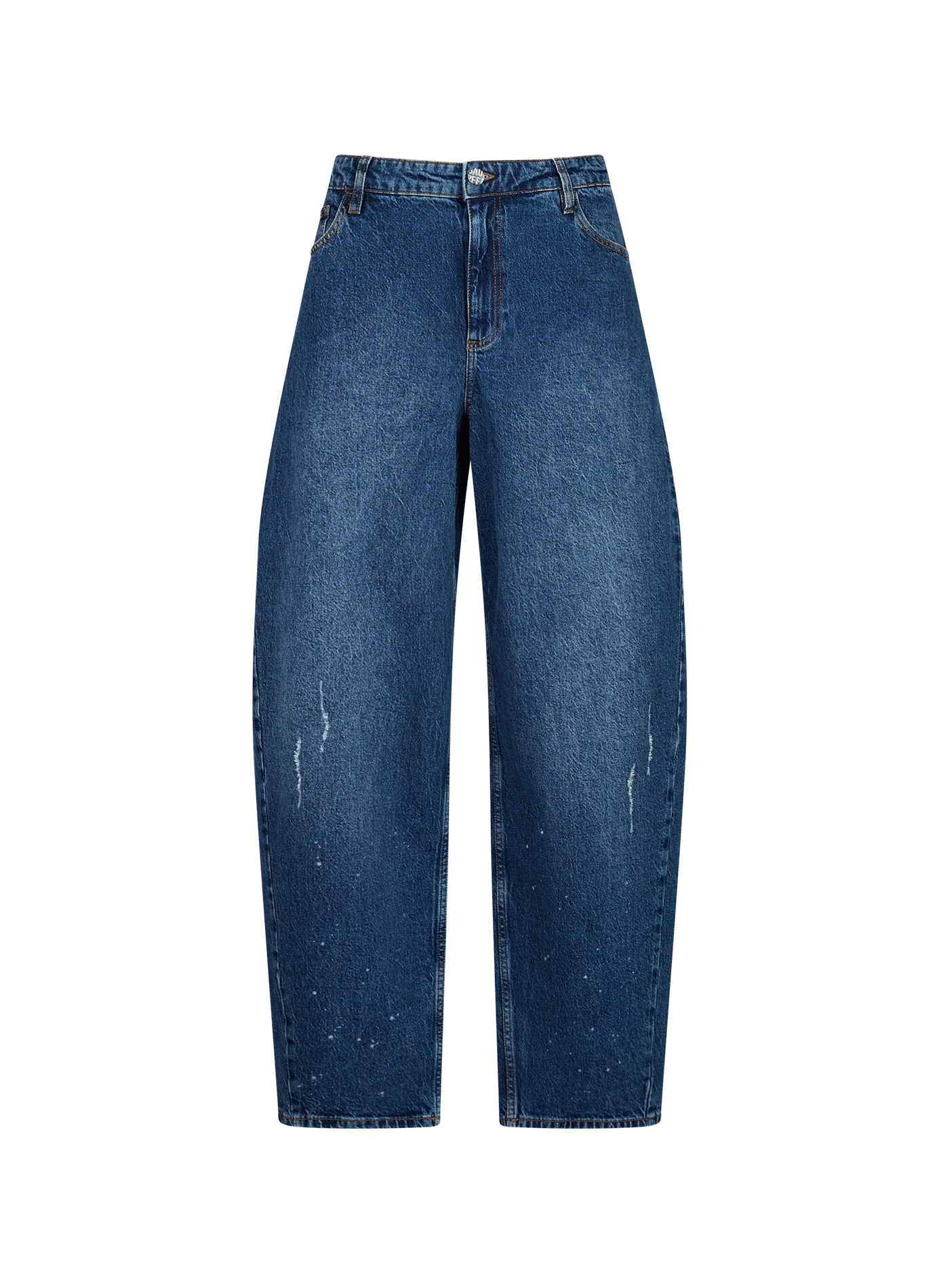 Balloon jeans in mixed cotton BAUM UND PFERDGARTEN Blue