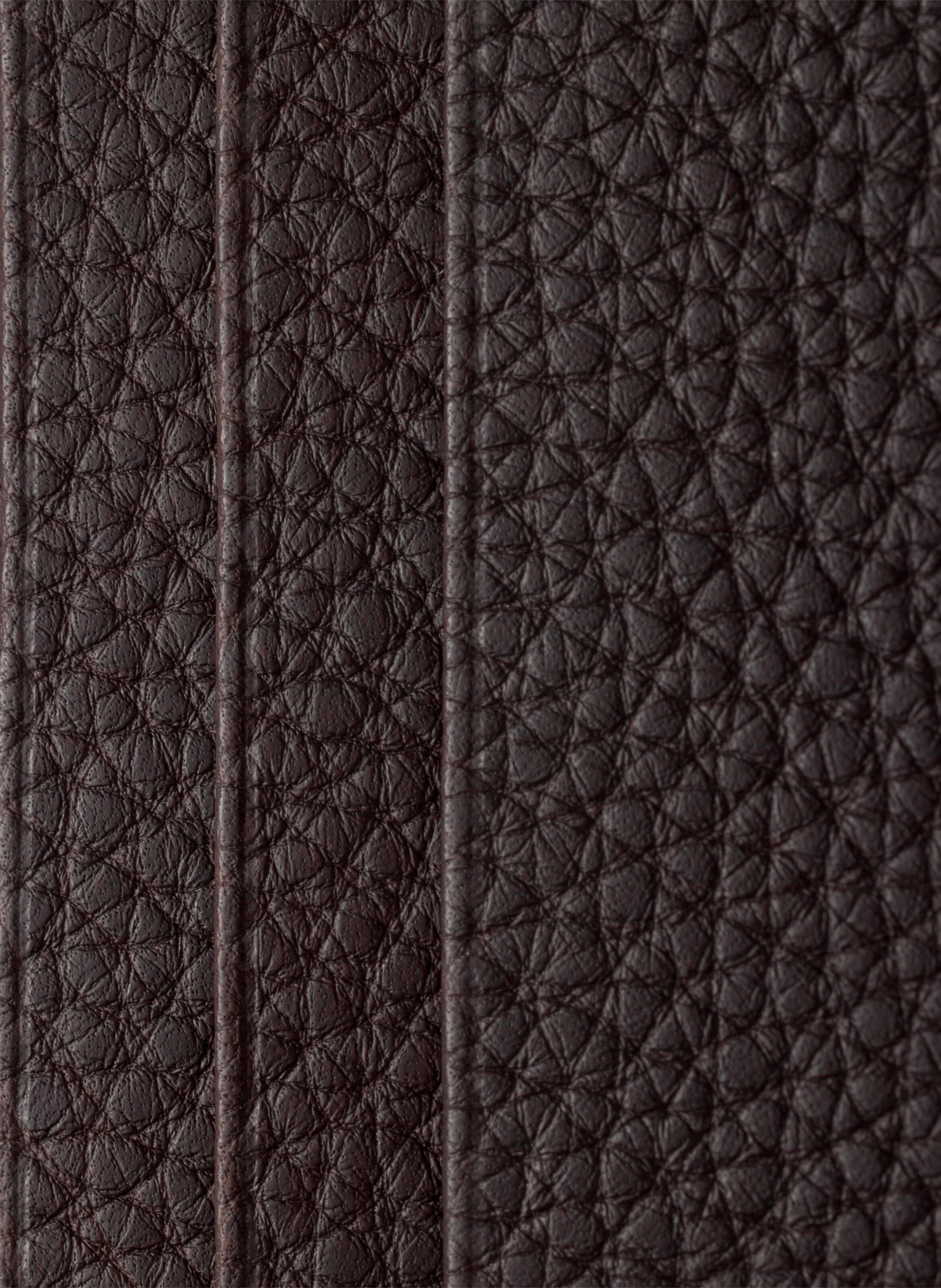 Porte-cartes en cuir PRADA Marron