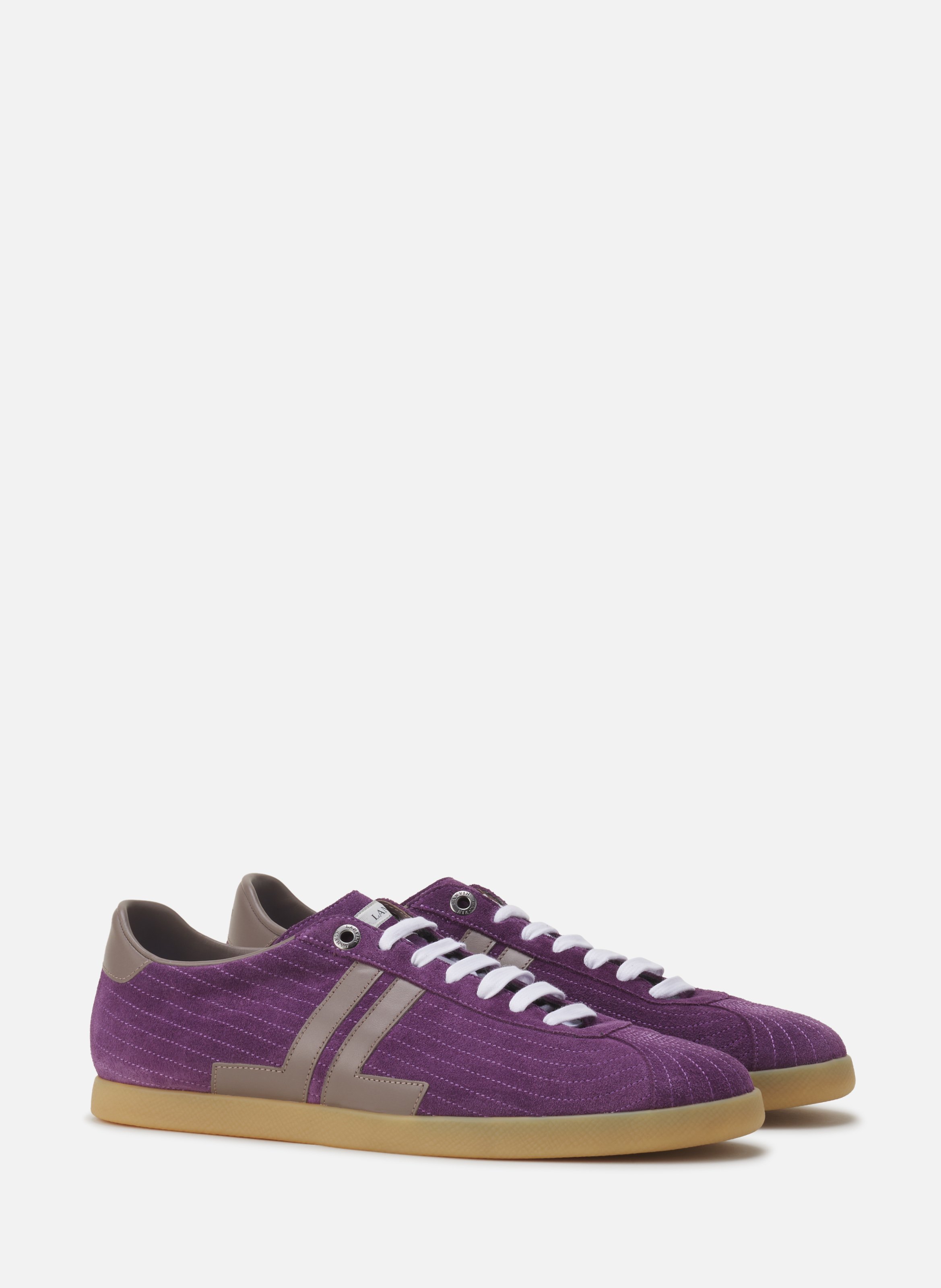 Sneakers glen 2.0 en cuir LANVIN Violet