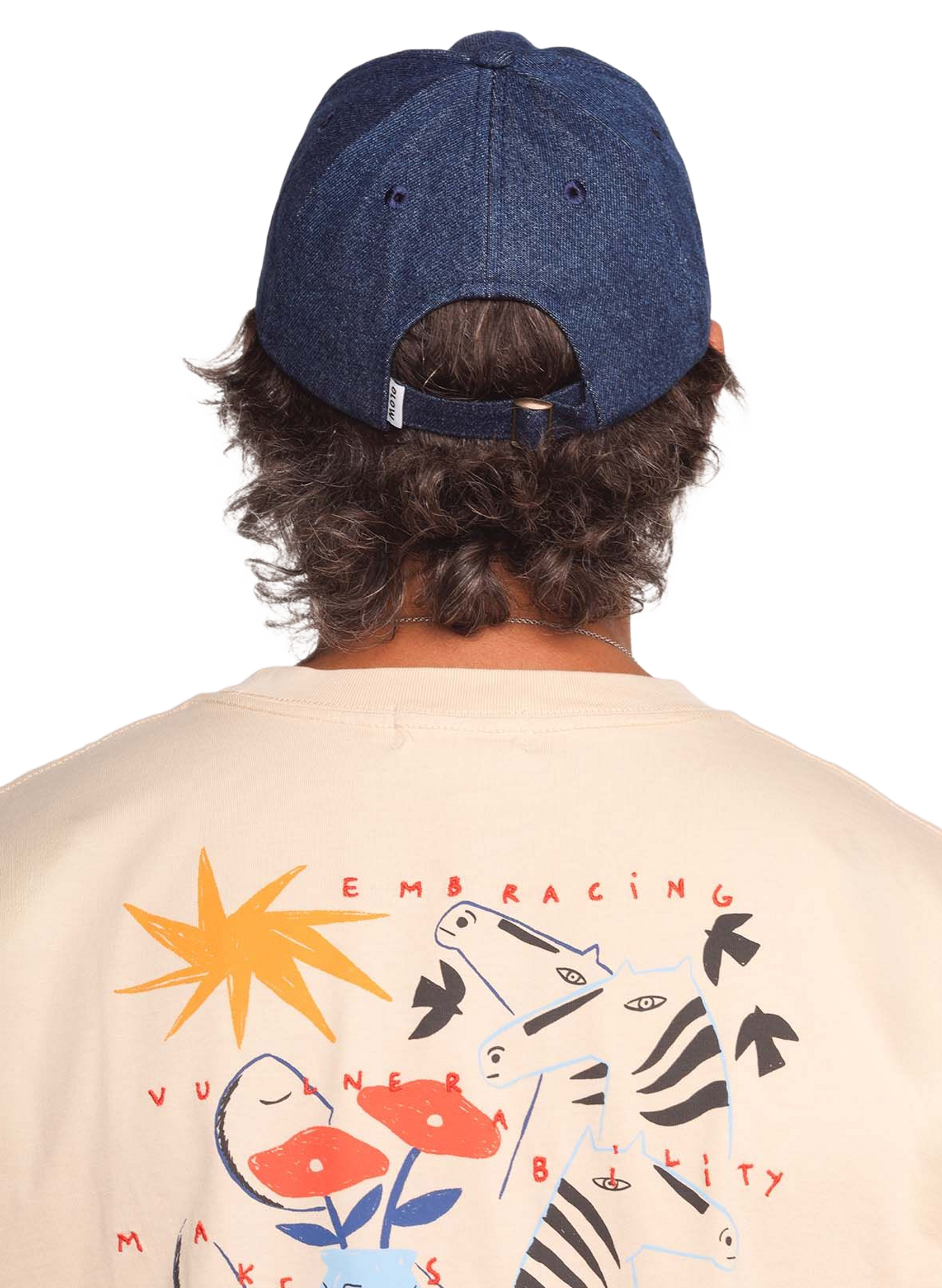 Casquette en coton   Stanton denim bleu