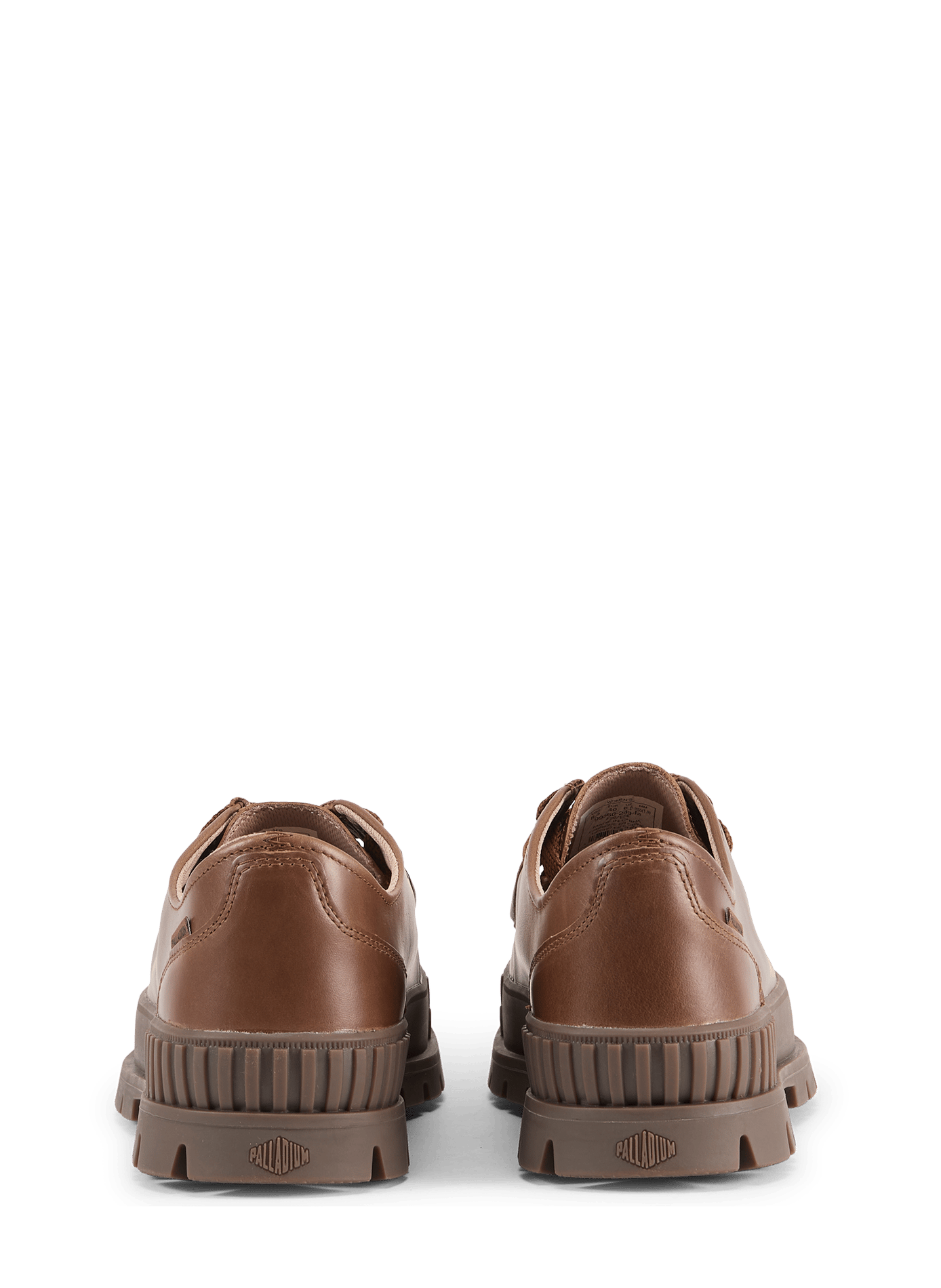 Derbies en cuir PALLADIUM Marron