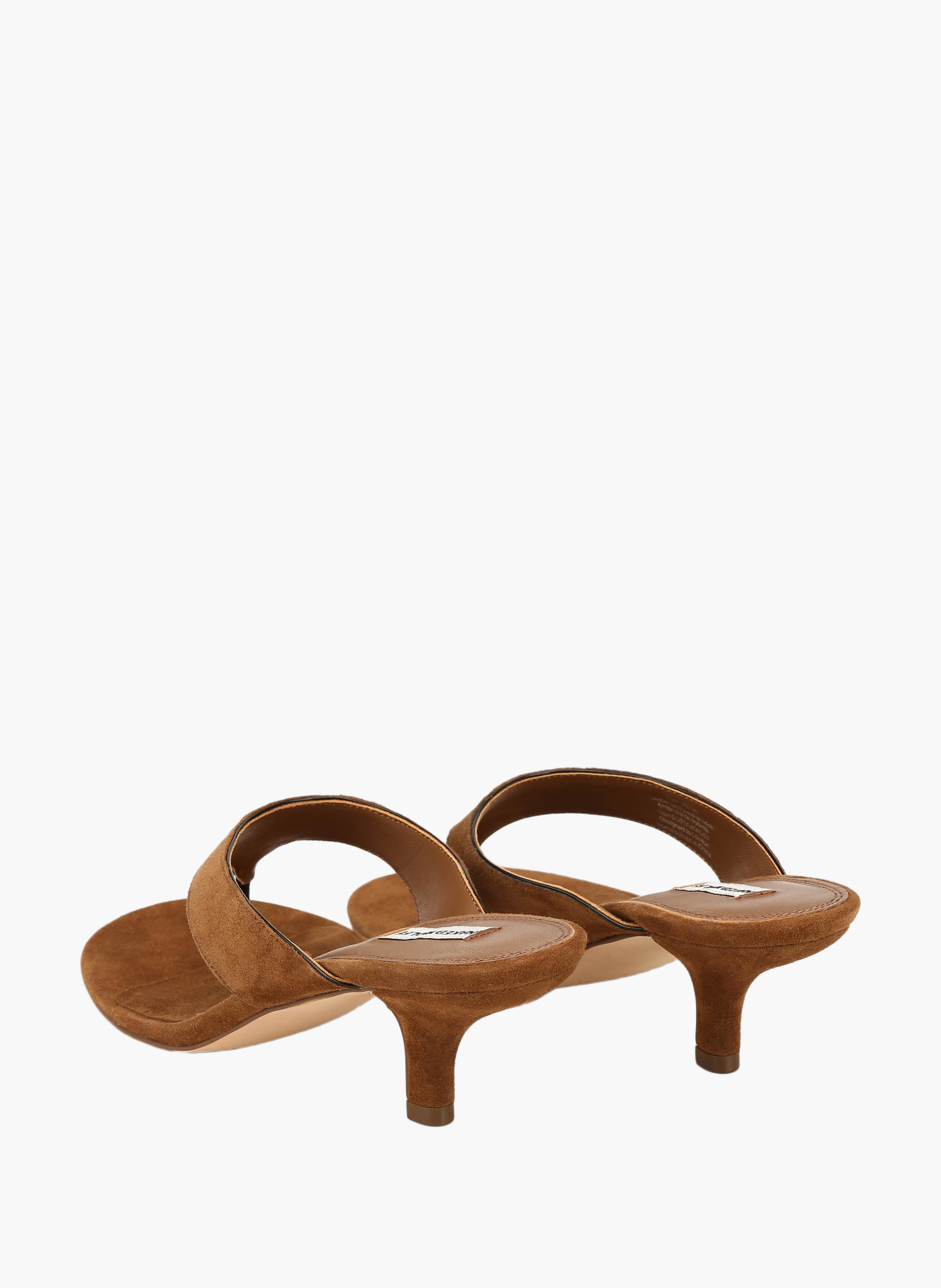 Marley Wildleder-High-Heels NAKED WOLFE Braun