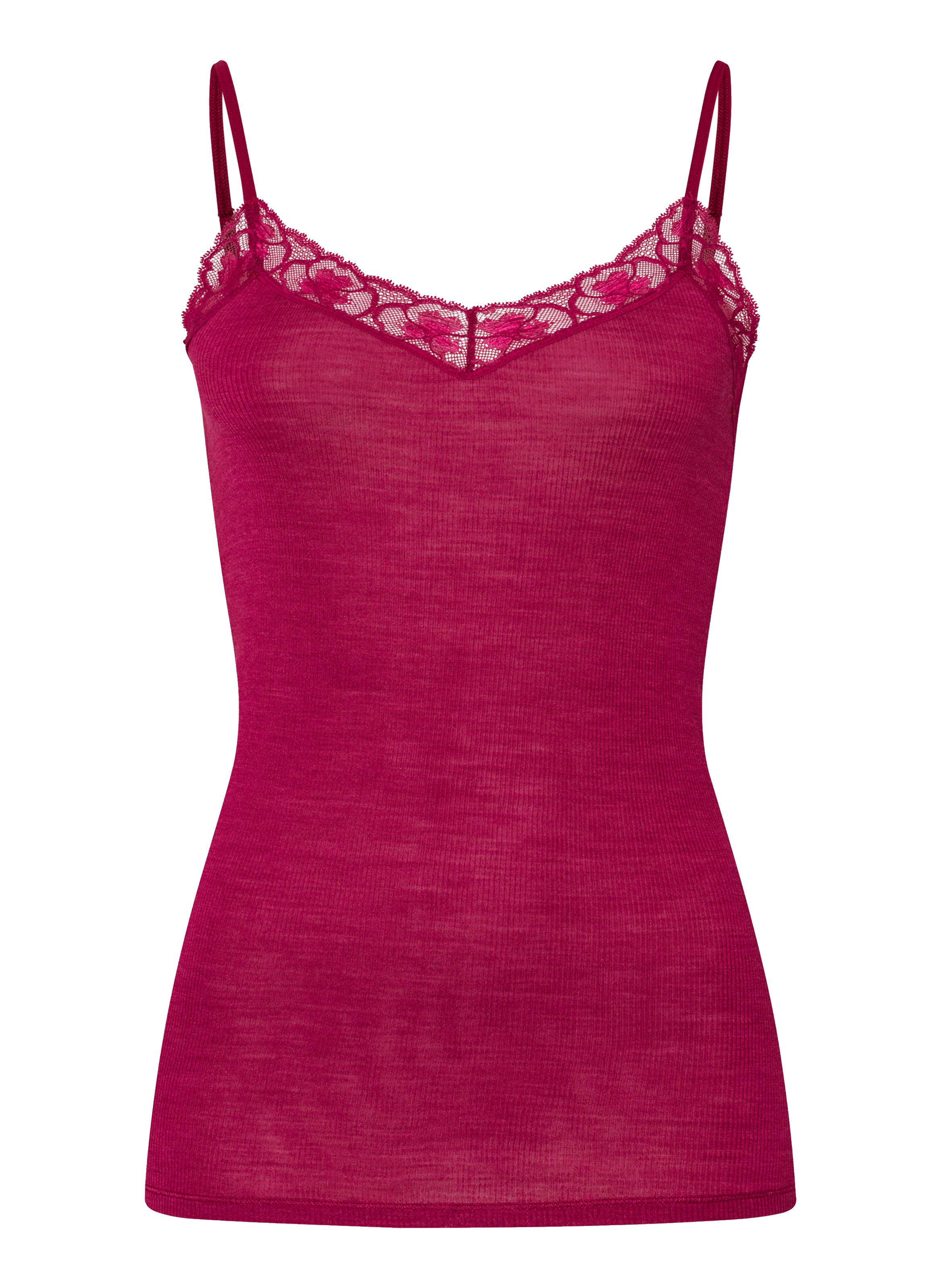 HANRO Débardeur fines bretelles Rouge