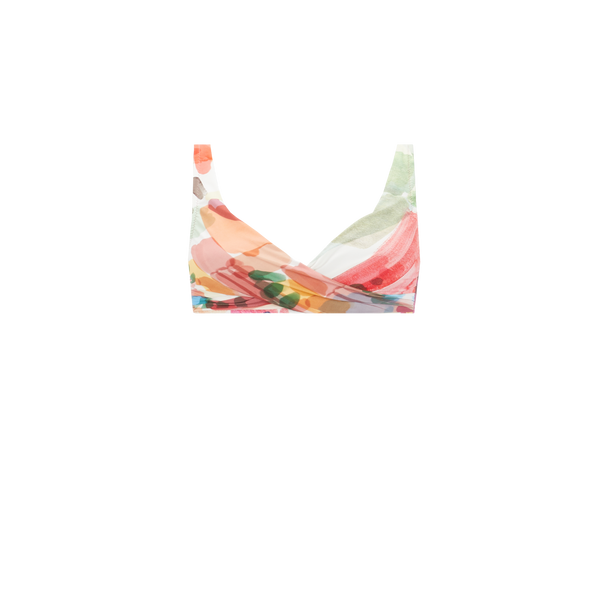 Shop Shan Bikini Top In Multicolour