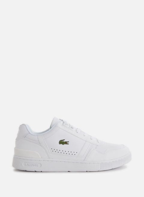 T-clip leather sneakers WhiteLACOSTE 