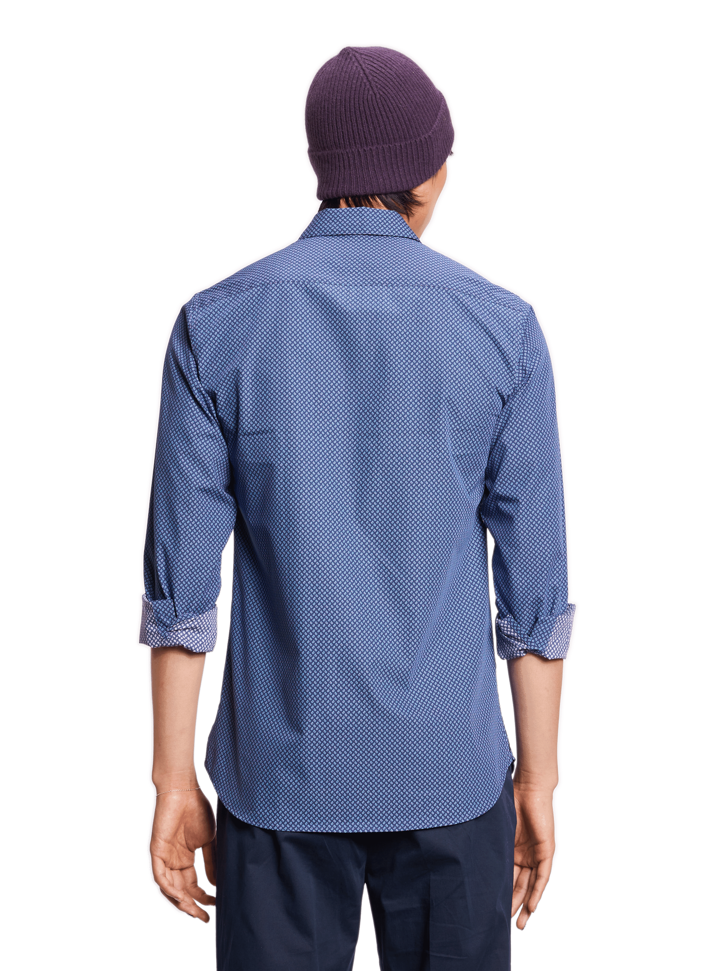 Chemise imprimée AU PRINTEMPS PARIS Bleu