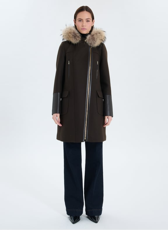 Manteau chocolat slim - gerson Marron by ZAPA ZAPA Manteau chocolat slim - gerson Marron
