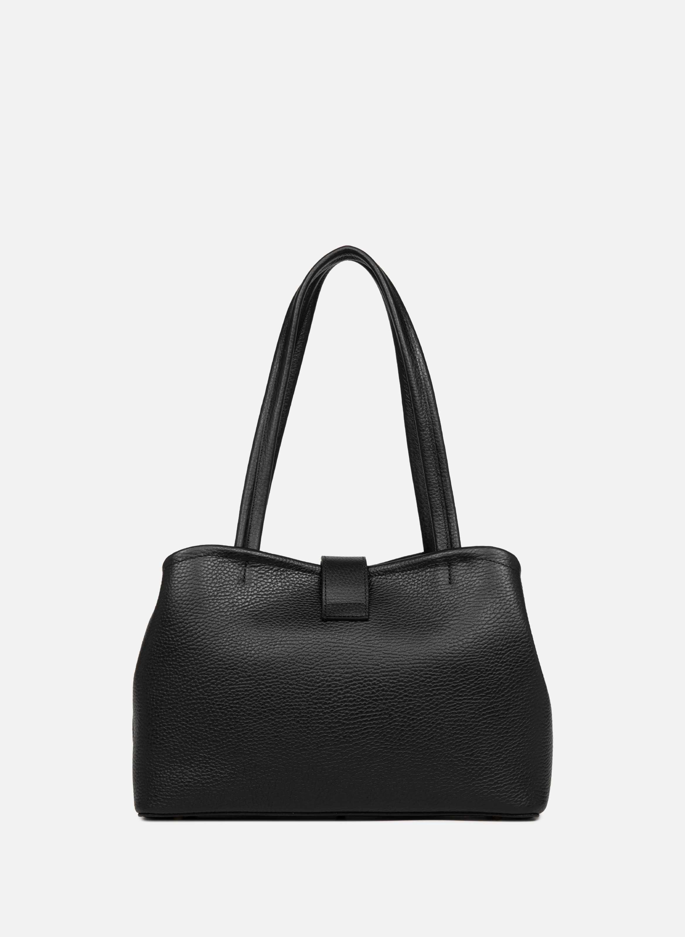 M tote bag - Top Double LANCASTER Black