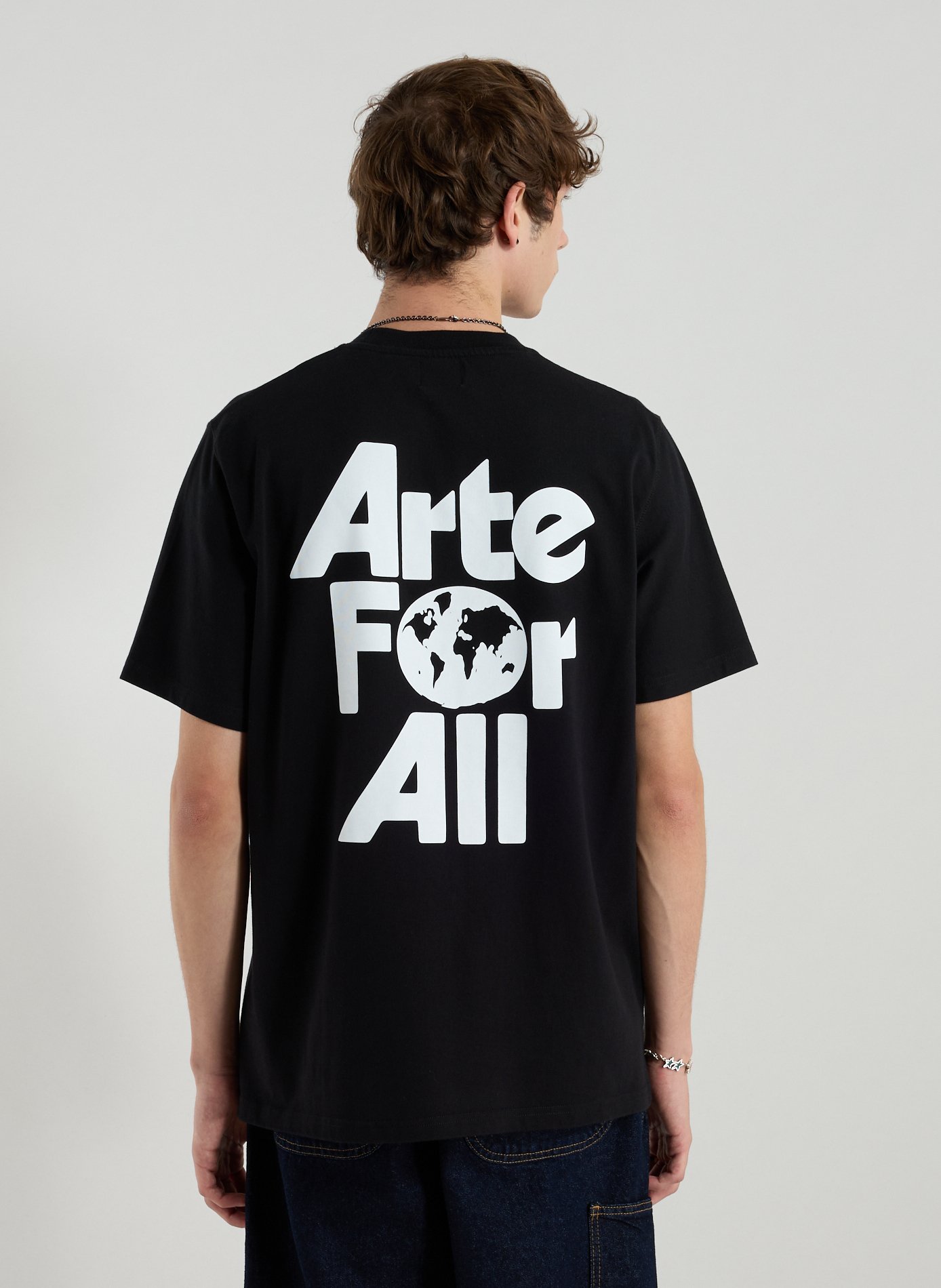 Cotton round-neck T-shirt ARTE ANTWERP Black