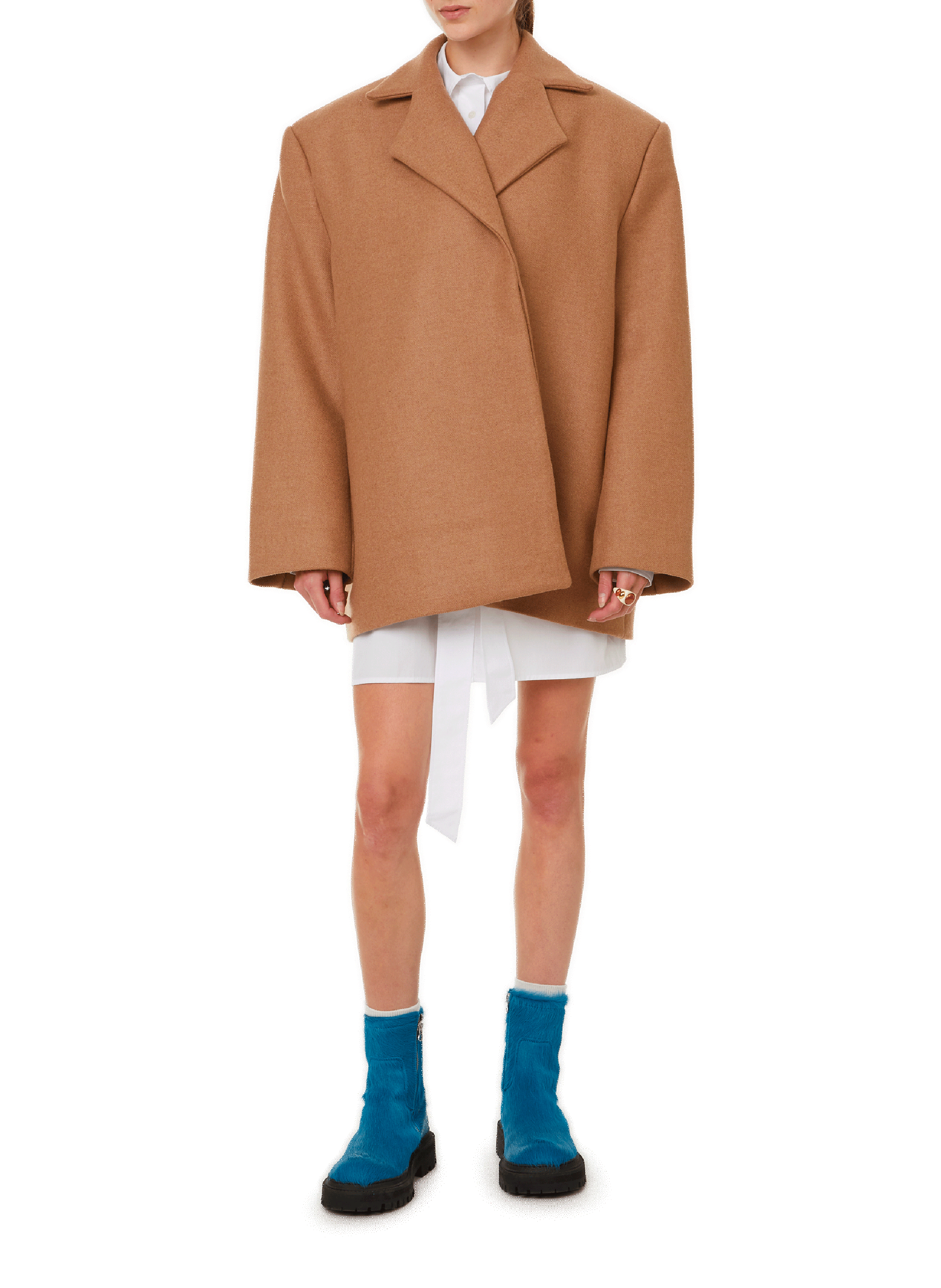Manteau en laine WEINSANTO Beige