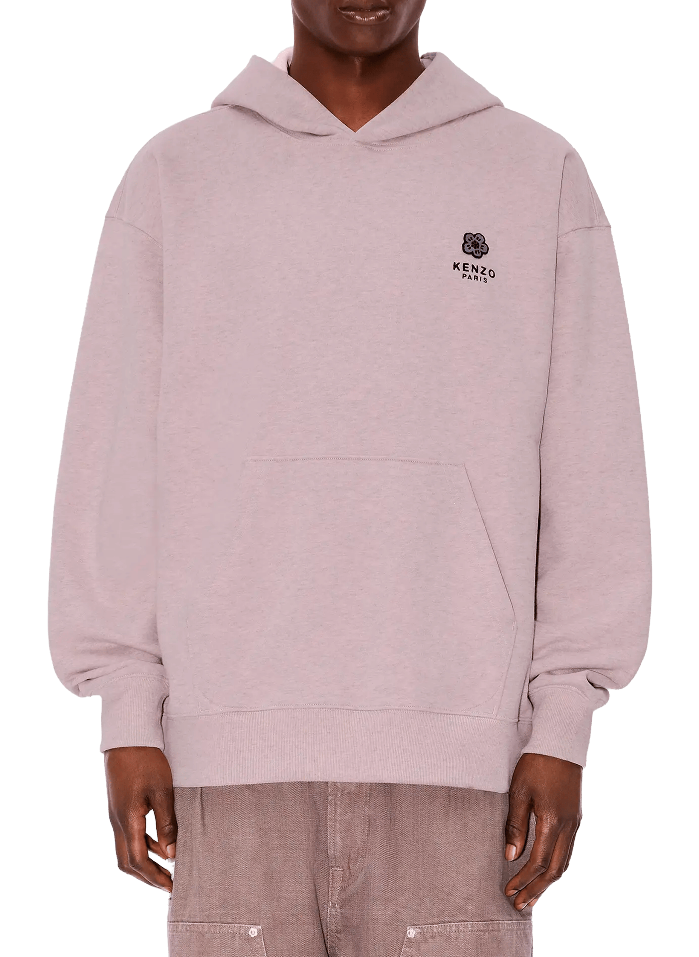 KENZO Hoodie en coton Rose